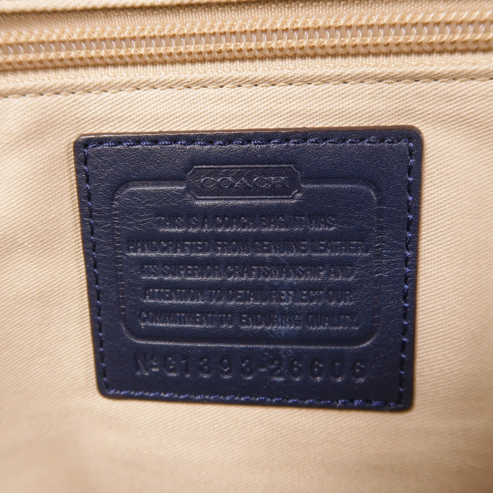 COACH 牛皮皮革Shoulder Bag金扣手挽肩背兩用袋