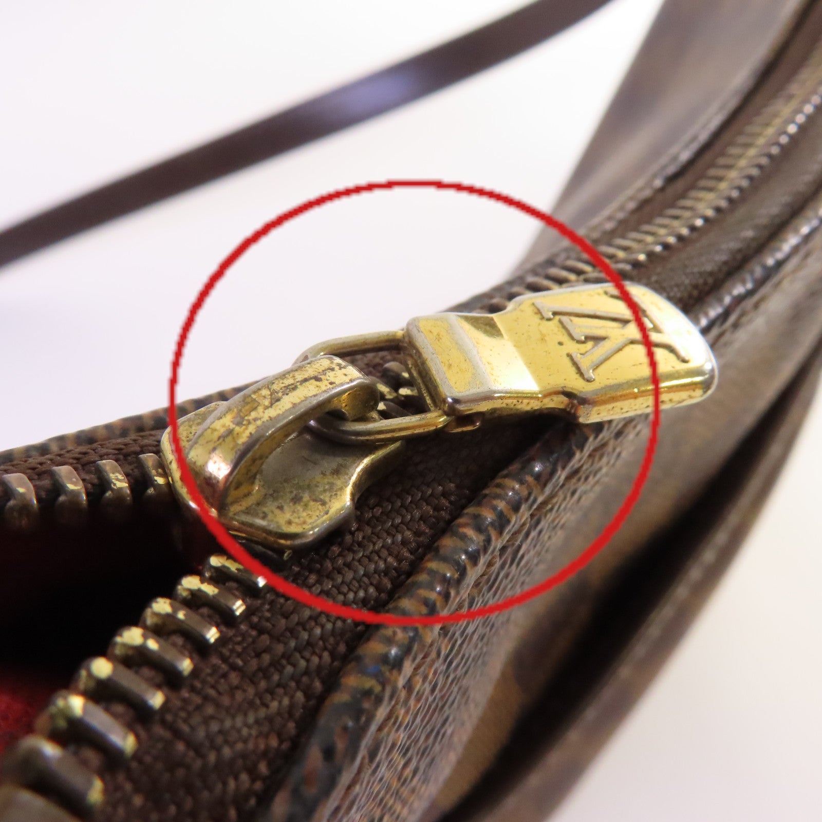 LOUIS VUITTON 【激減優惠】Damier Bloomsbury PM Shoulder Bag銀扣肩背袋啡色