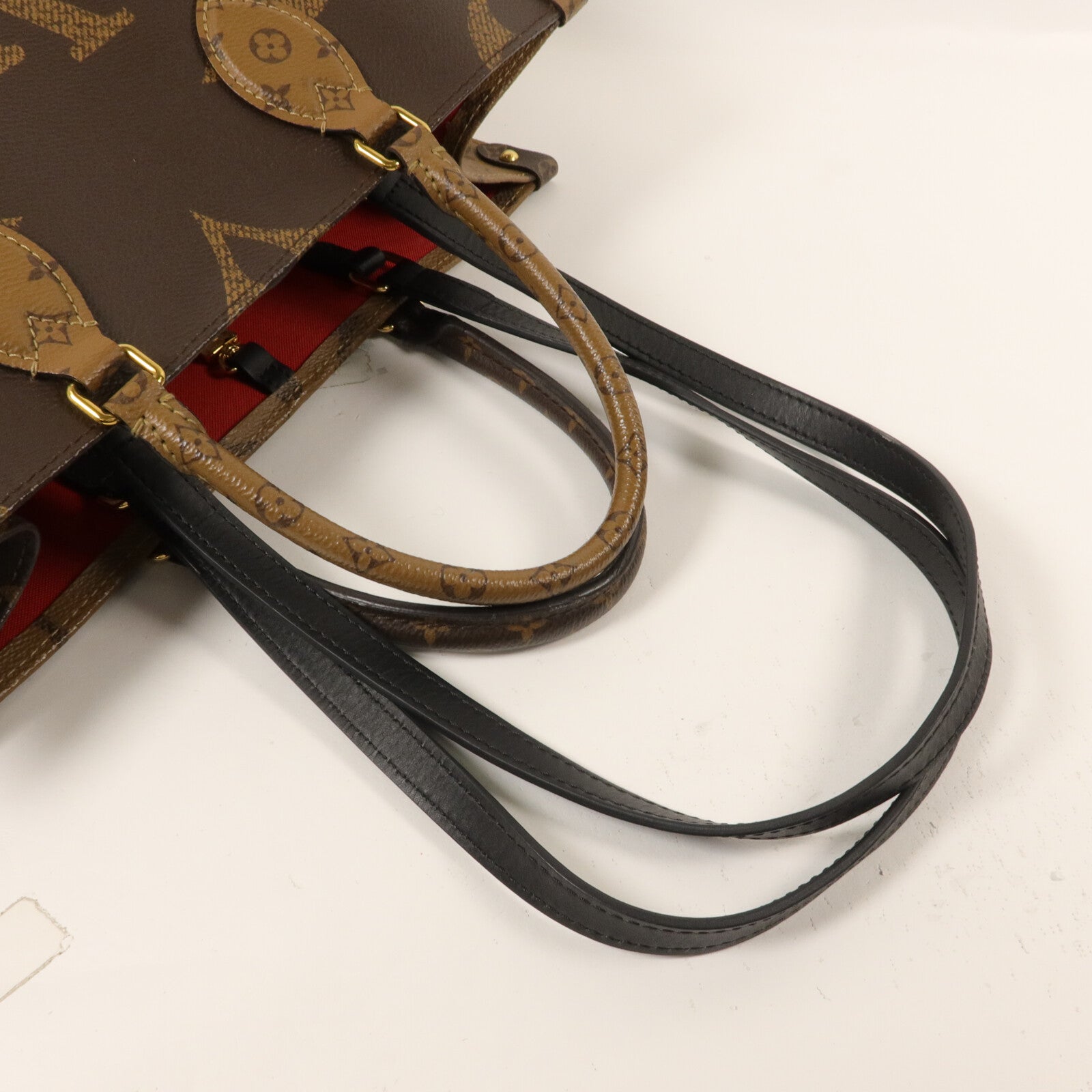 LOUIS VUITTON Monogram Giant On The Go MM手挽肩背兩用袋
