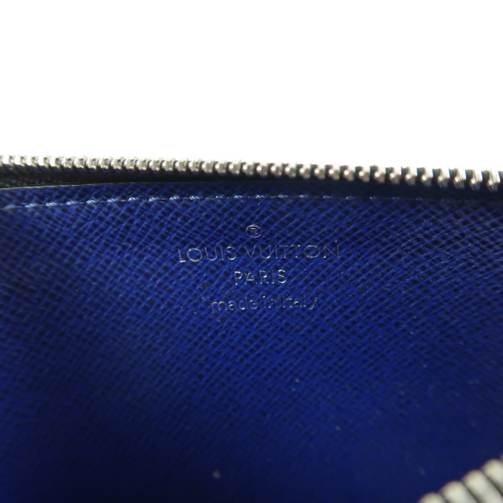 LOUIS VUITTON Monogram/Taiga Taigarama銀扣卡片套