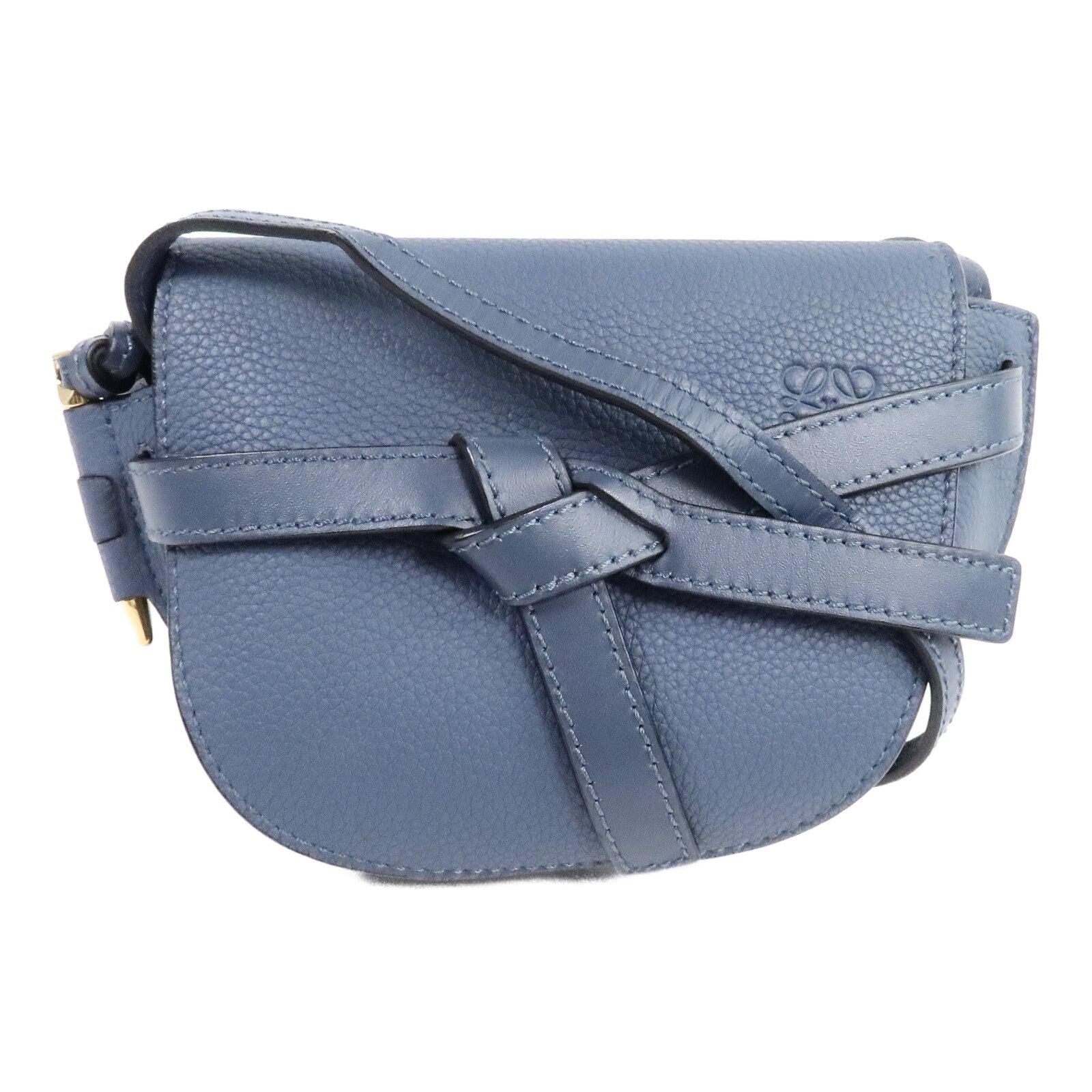 LOEWE 牛皮皮革Mini Gate肩背袋