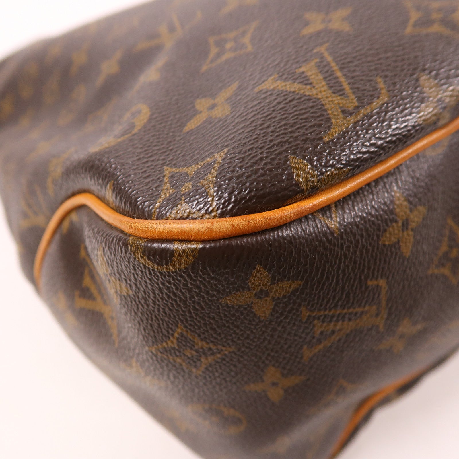 LOUIS VUITTON Monogram Delightful GM金扣肩背袋棕色