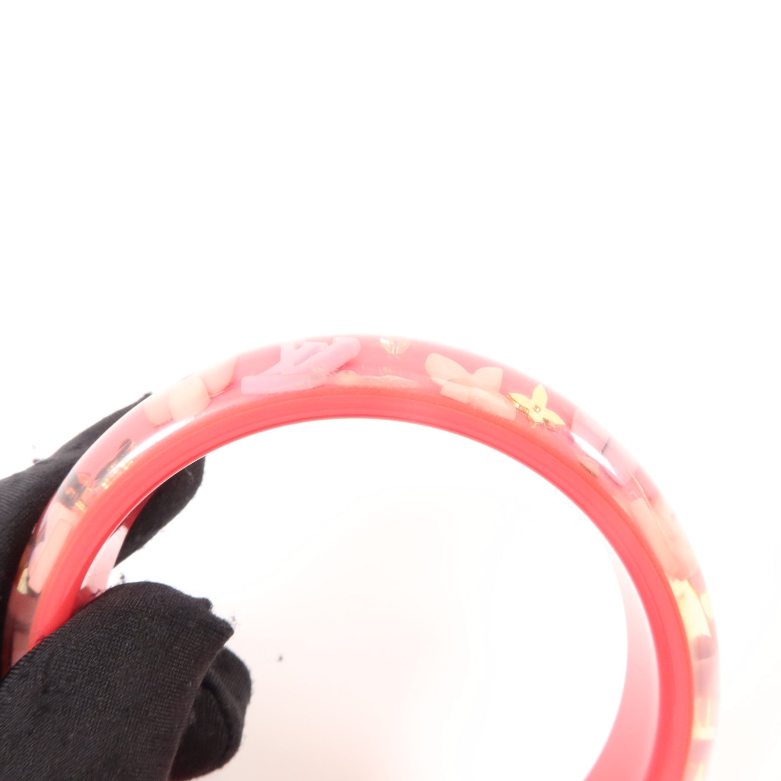 LOUIS VUITTON 樹脂Inclusion Bangle手鐲