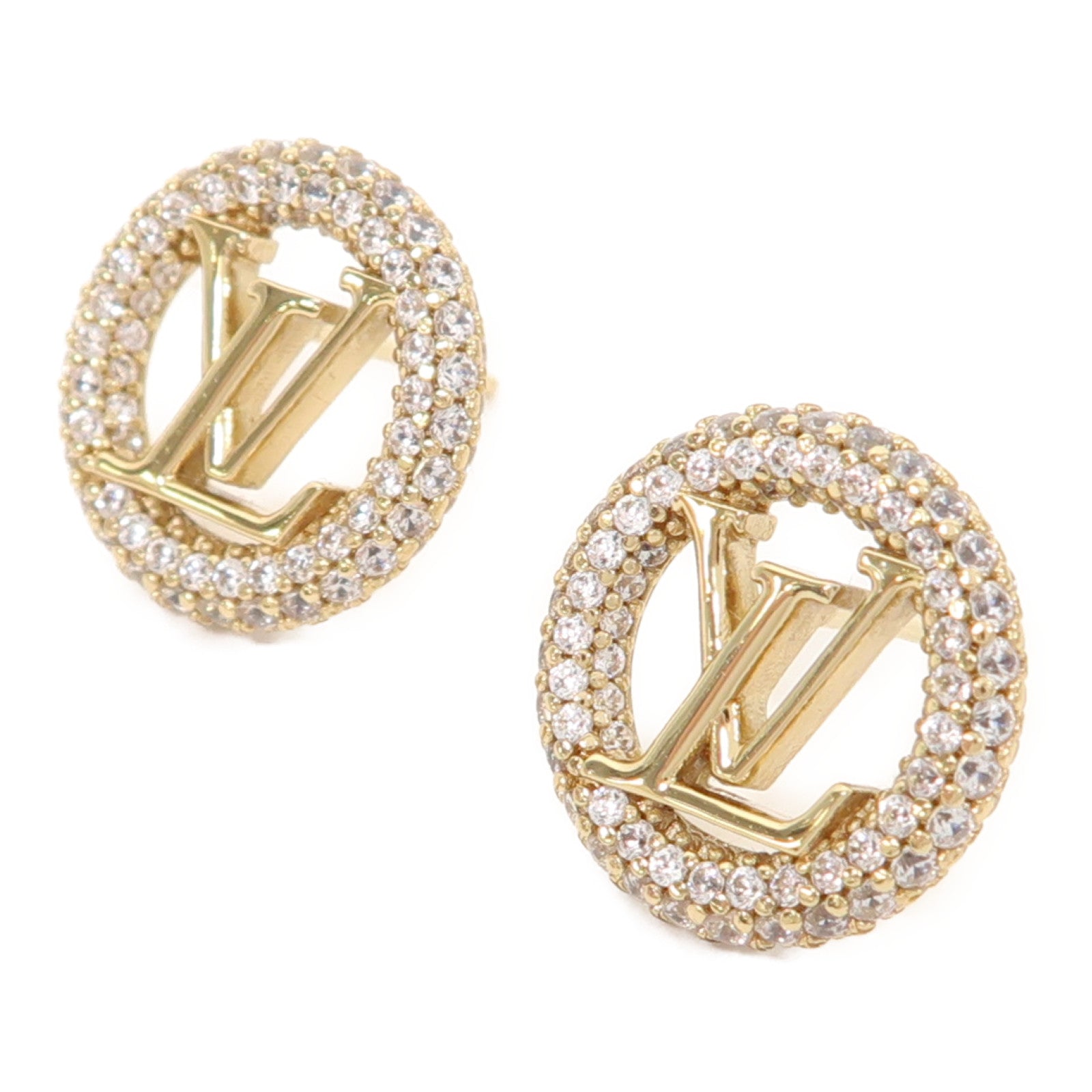 LOUIS VUITTON 金屬Louise By Night Earrings耳環金色