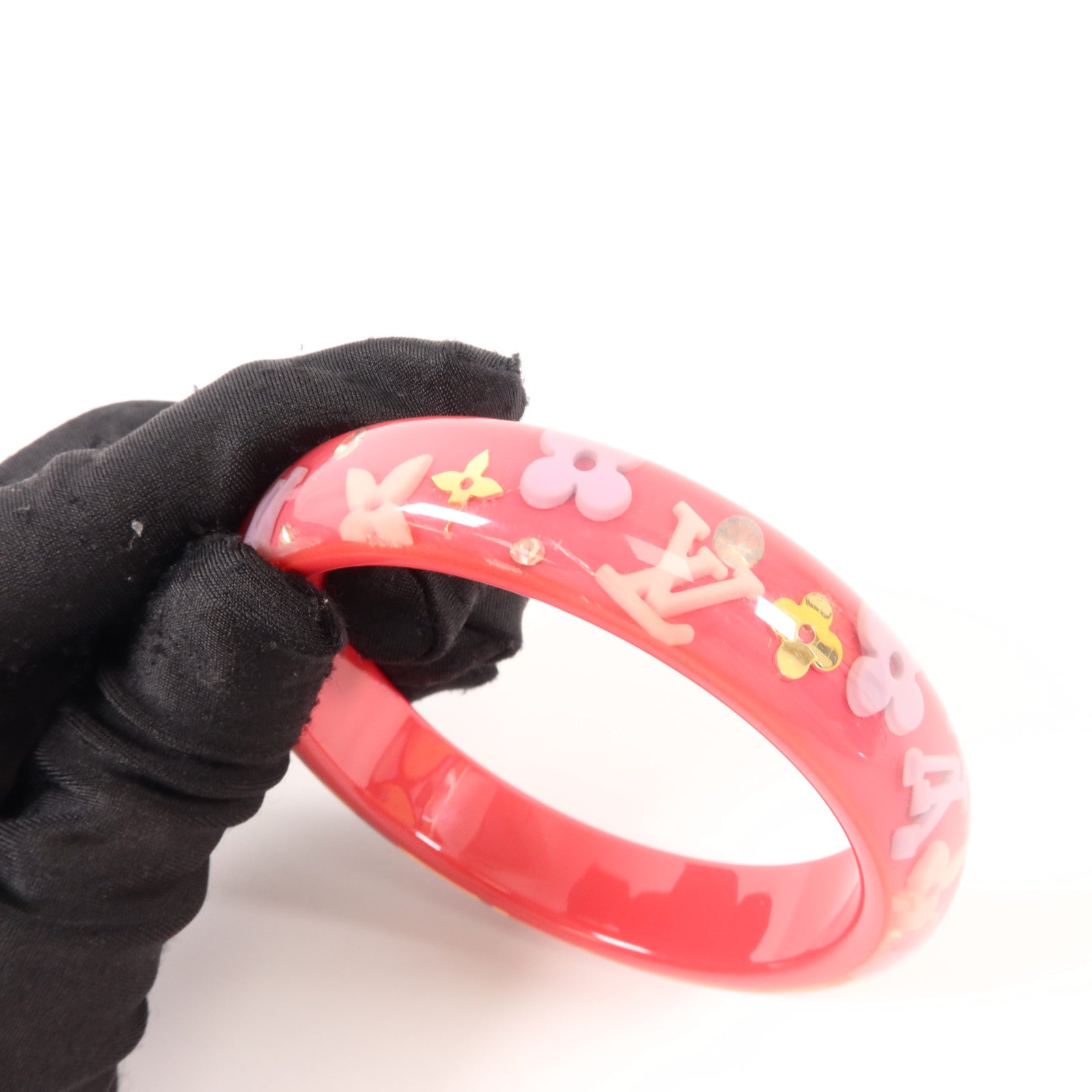 LOUIS VUITTON 樹脂Inclusion Bangle手鐲