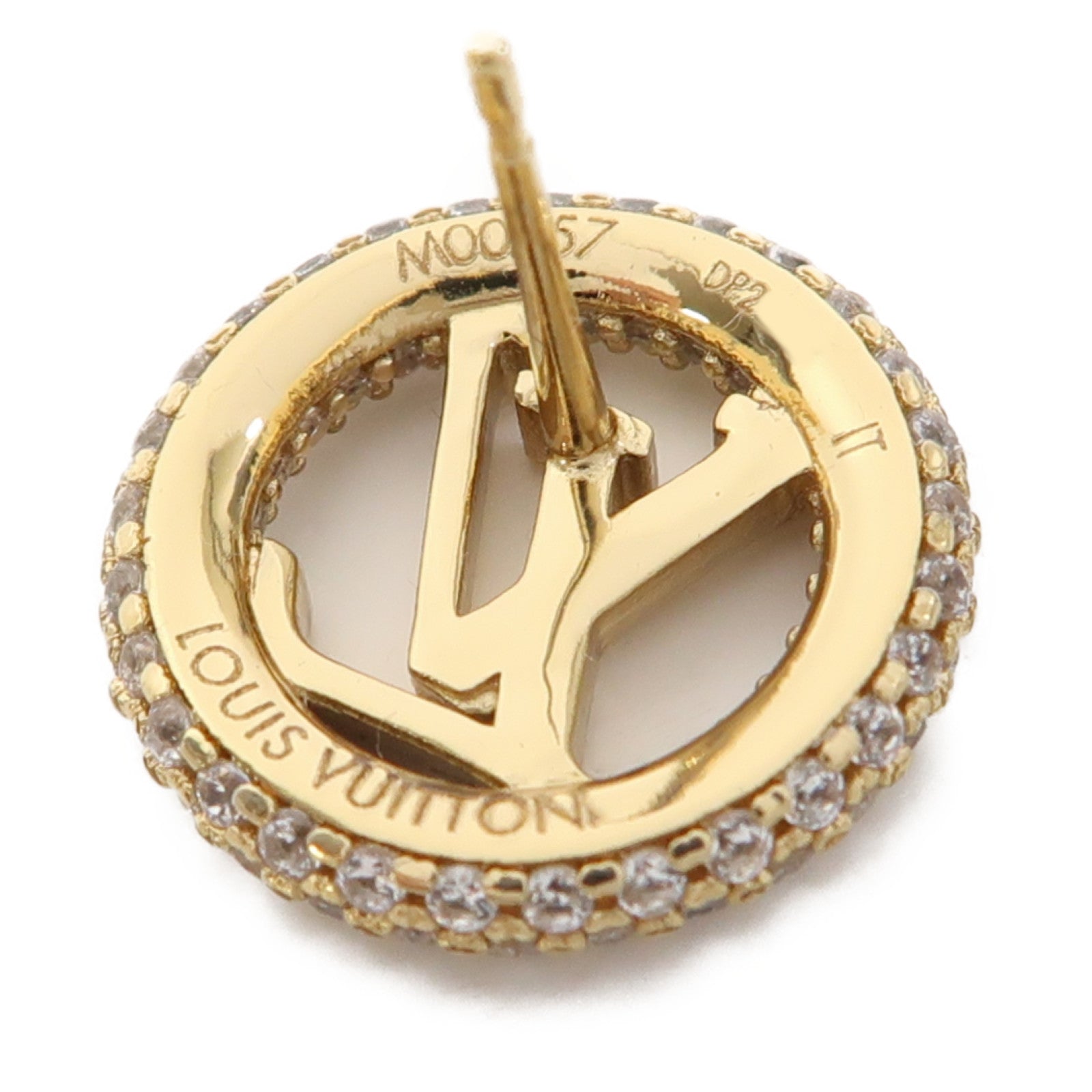 LOUIS VUITTON 金屬Louise By Night Earrings耳環金色