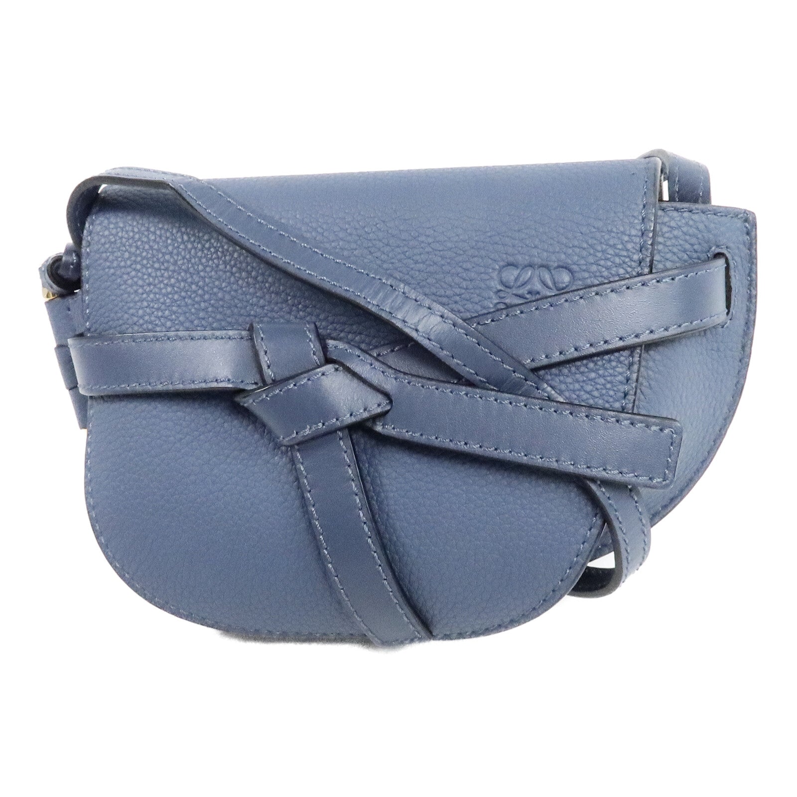 LOEWE 牛皮皮革Mini Gate肩背袋