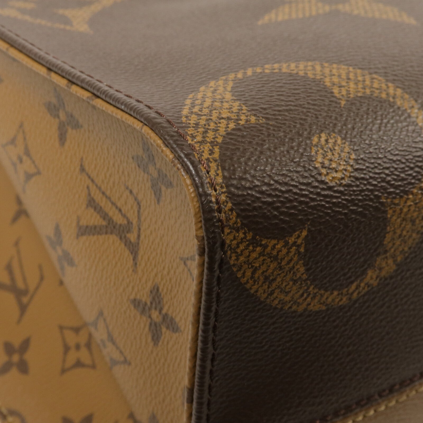 LOUIS VUITTON Monogram Giant On The Go MM手挽肩背兩用袋