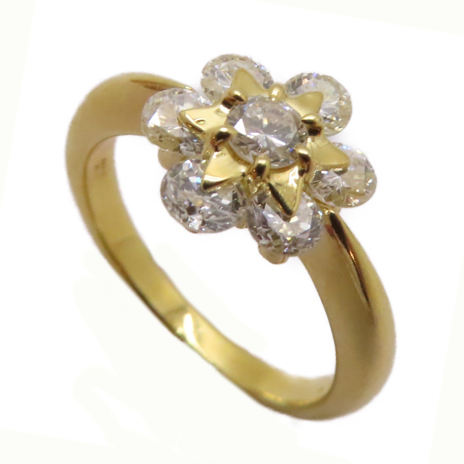 JEWELRY 【激減優惠】18K黃金Diamond Ring 1.07ct鑽石戒指US#5.75