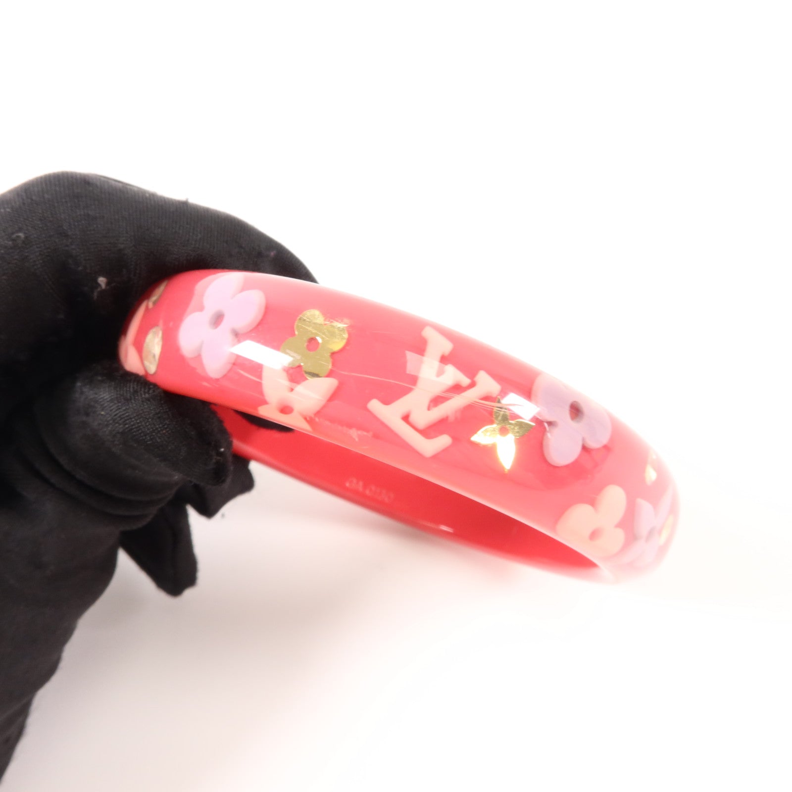LOUIS VUITTON 樹脂Inclusion Bangle手鐲