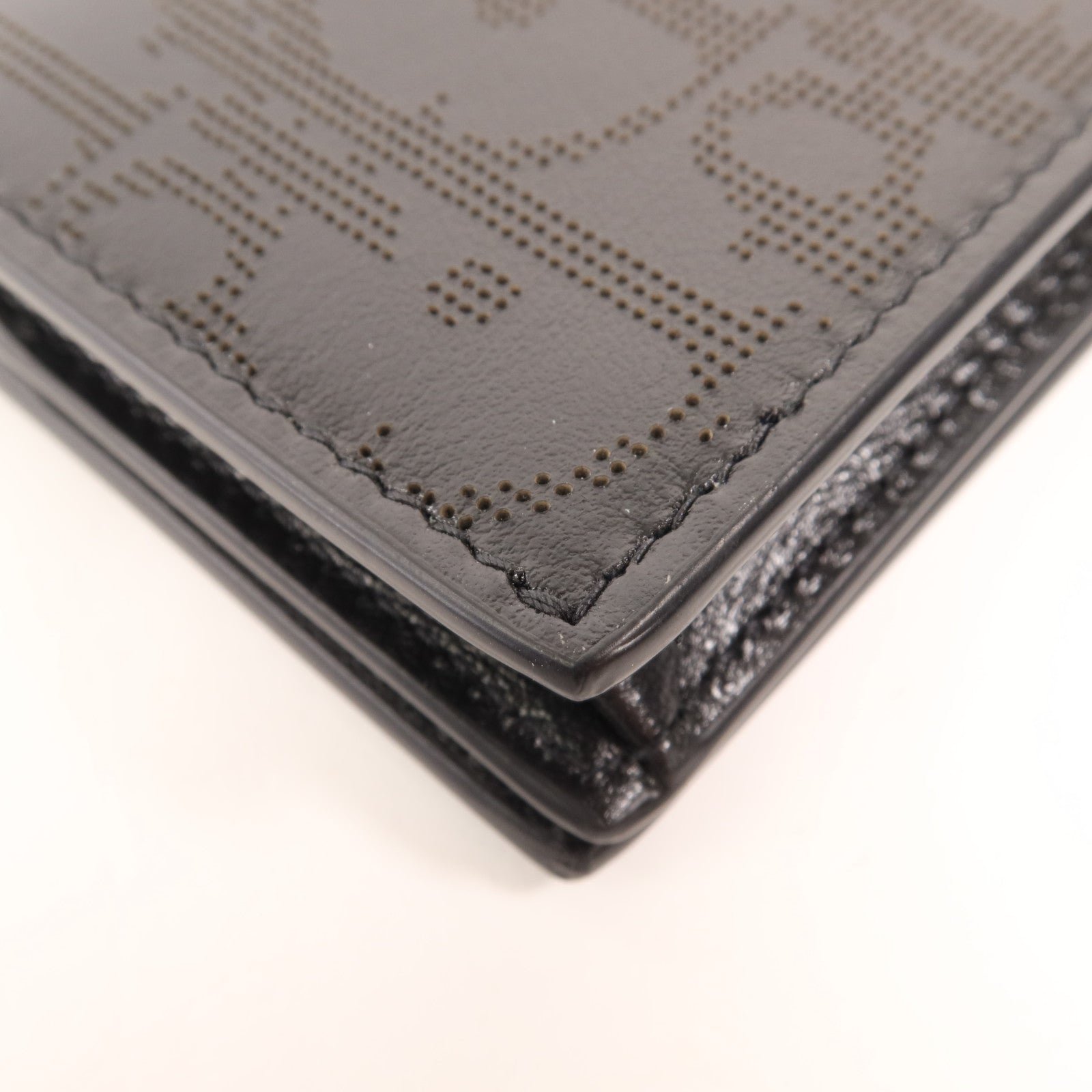 Dior 牛皮皮革Card Case銀扣卡片套