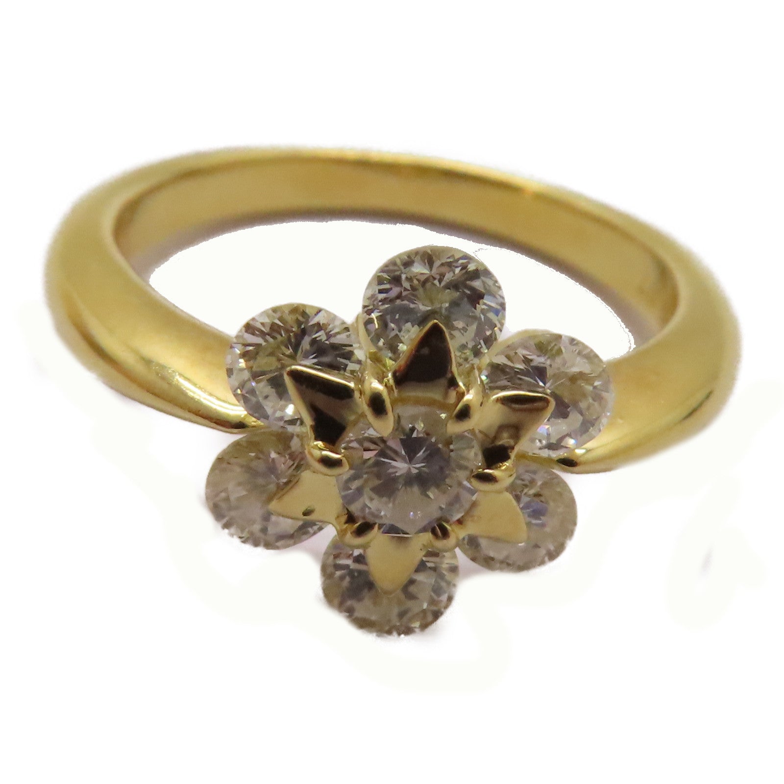 JEWELRY 【激減優惠】18K黃金Diamond Ring 1.07ct鑽石戒指US#5.75