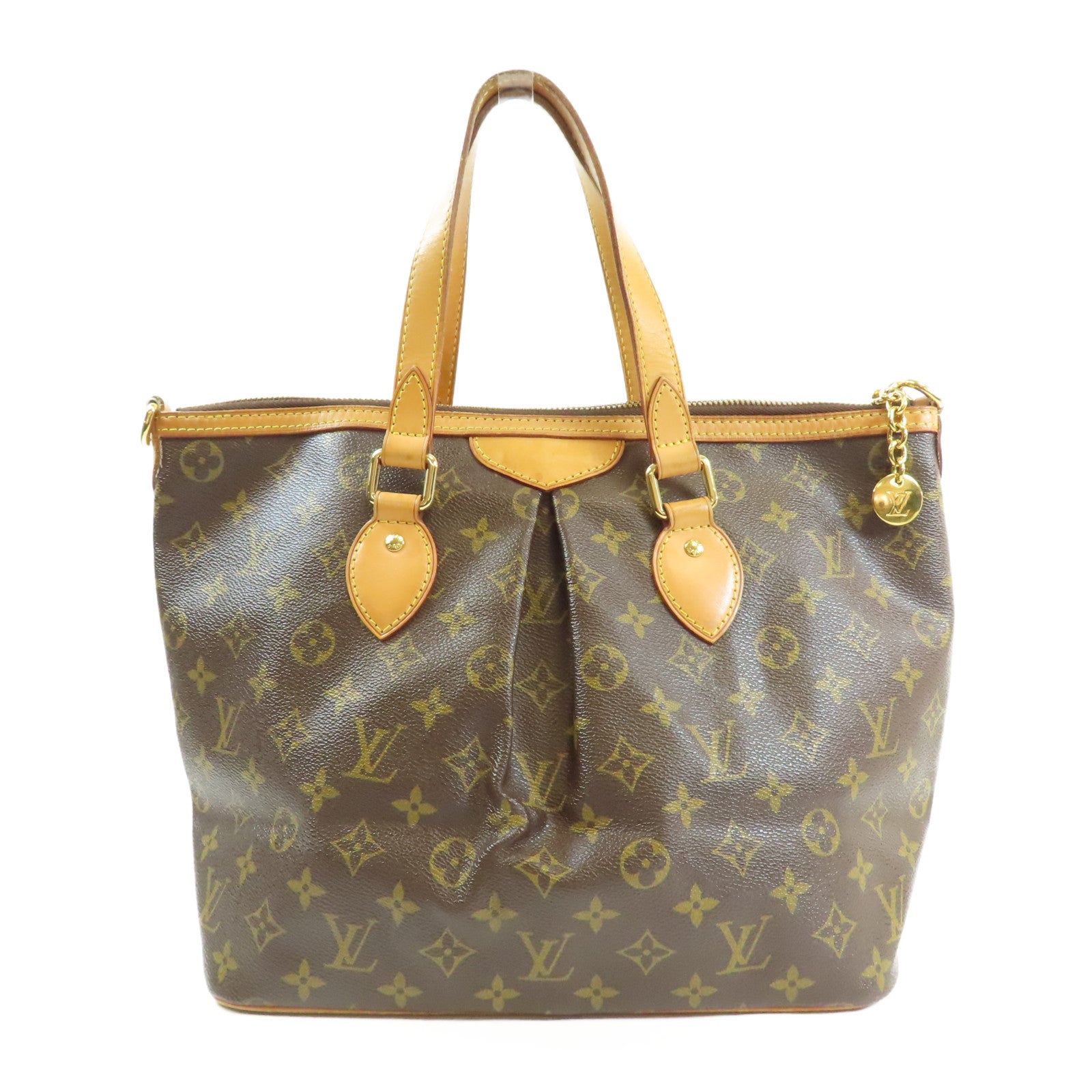 LOUIS VUITTON Monogram Palermo PM金扣手挽肩背兩用袋