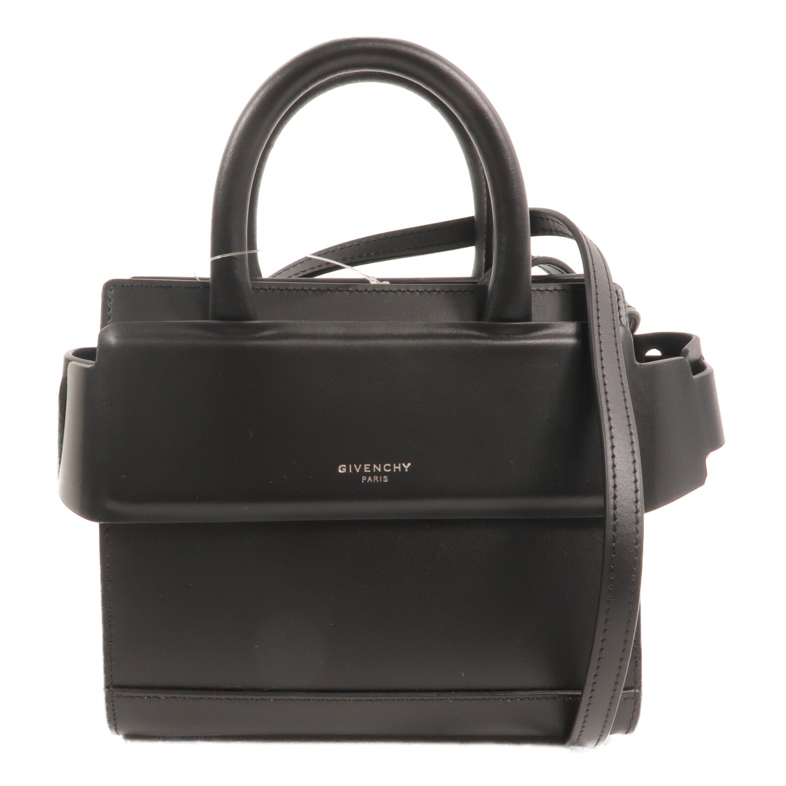 GIVENCHY 牛皮皮革Mini Horizon手挽肩背兩用袋