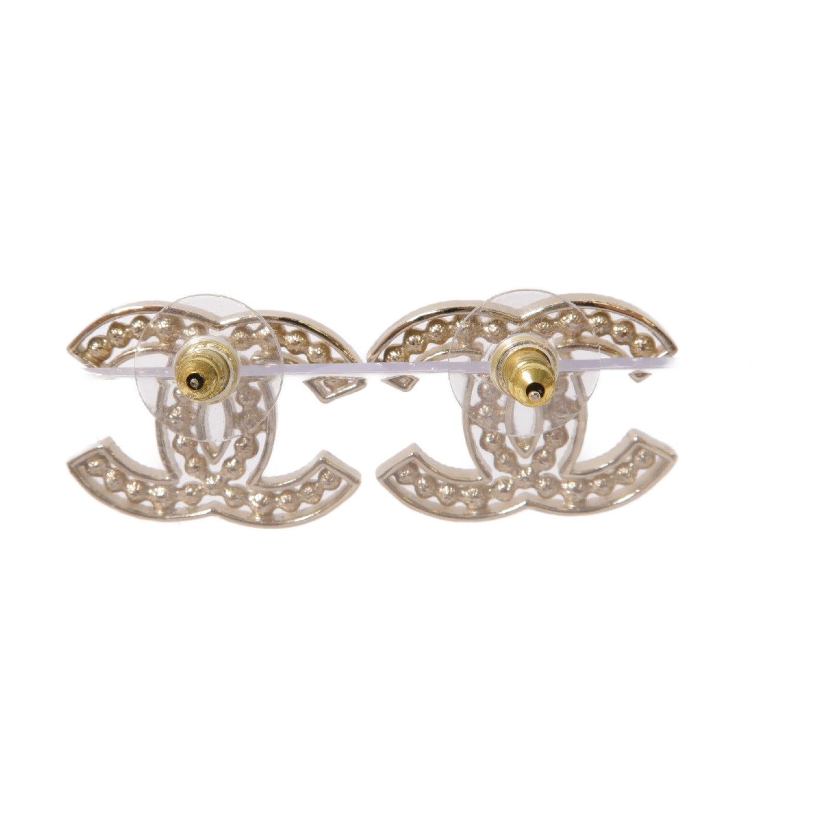 CHANEL 金屬Earrings耳環金色