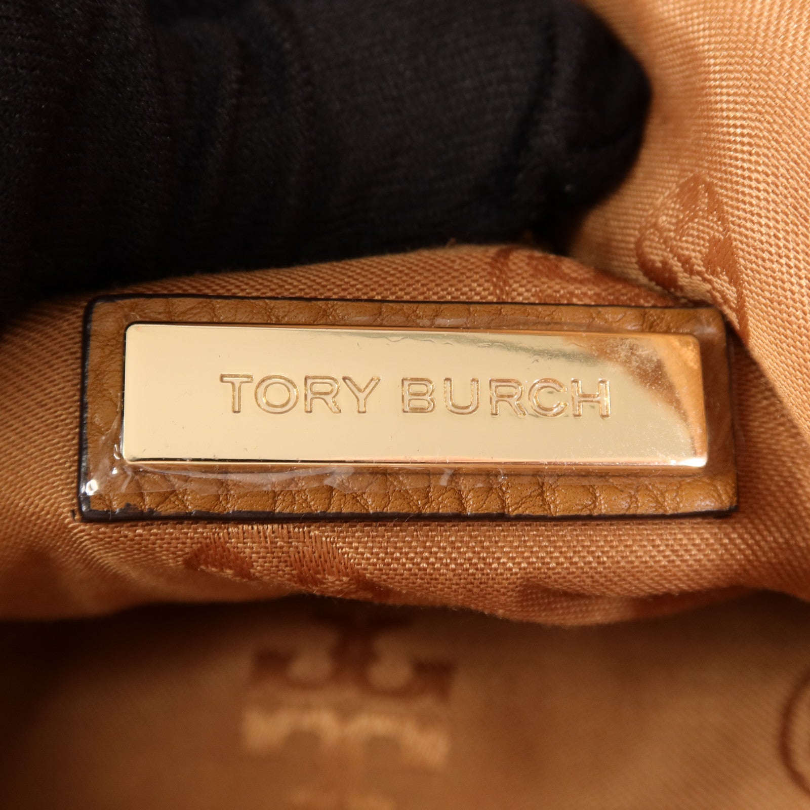 Tory Burch 牛皮皮革Hand Bag金扣手挽袋