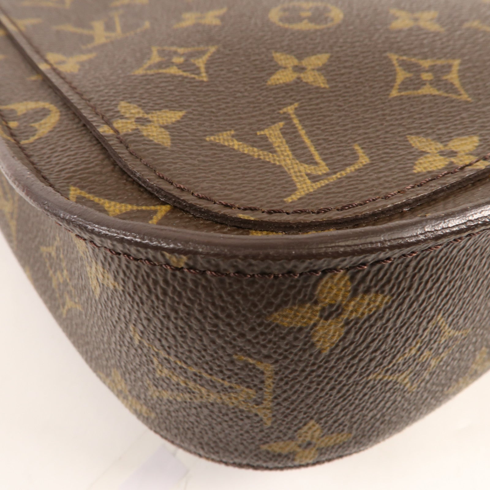 LOUIS VUITTON Monogram Saint Cloud GM金扣肩背袋