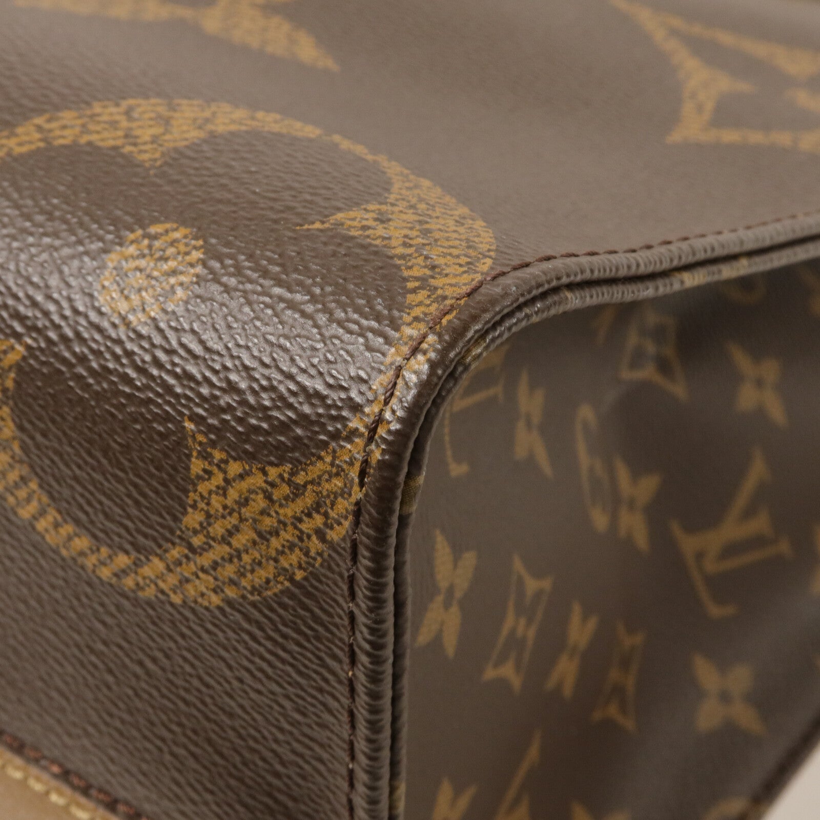 LOUIS VUITTON Monogram Giant On The Go MM手挽肩背兩用袋
