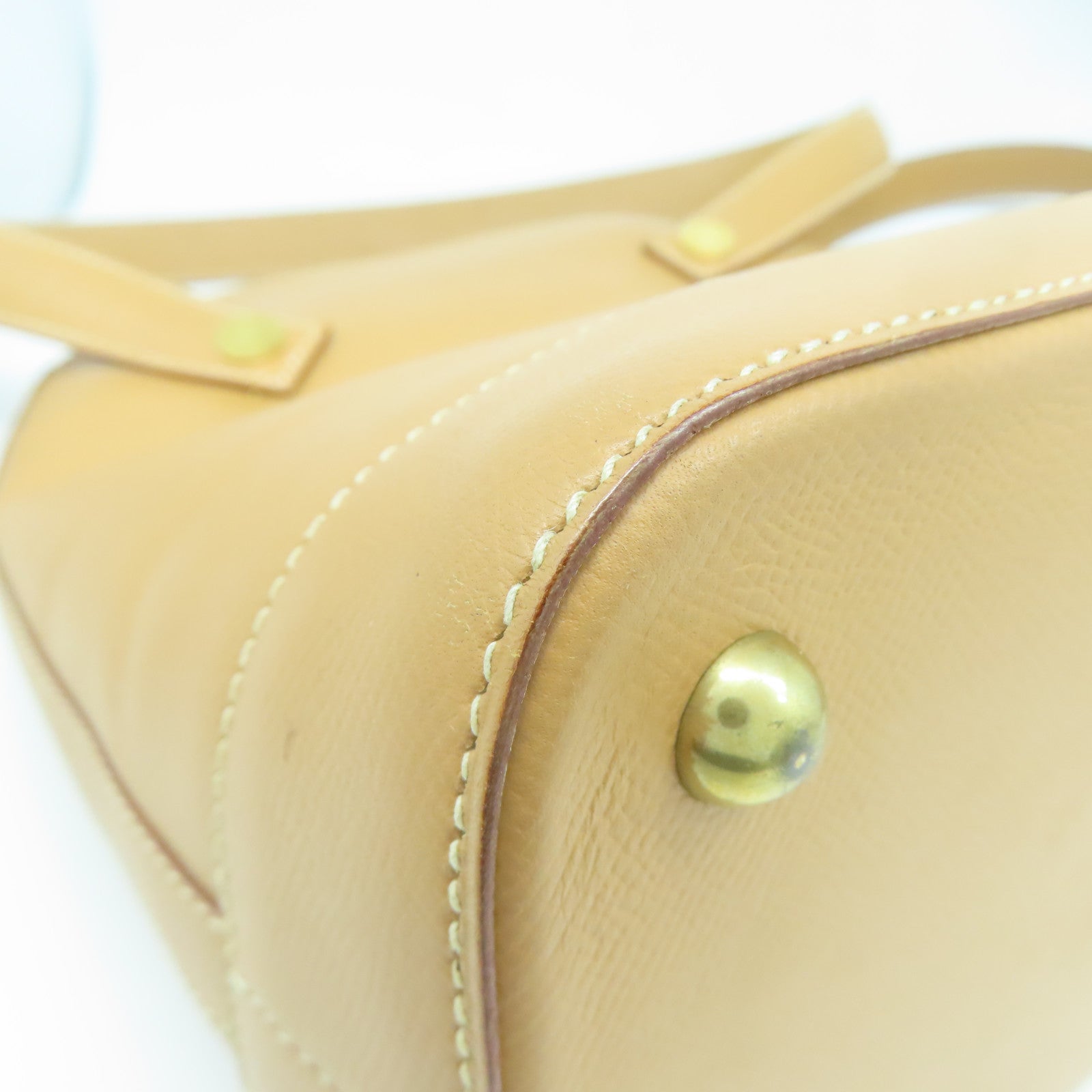 HERMES 【清倉大減價】Epsom皮革Shoulder Bag金扣手挽肩背兩用袋啡色