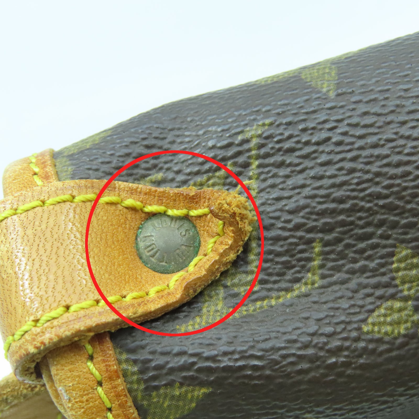 LOUIS VUITTON Monogram Saumur 30金扣肩背袋啡色