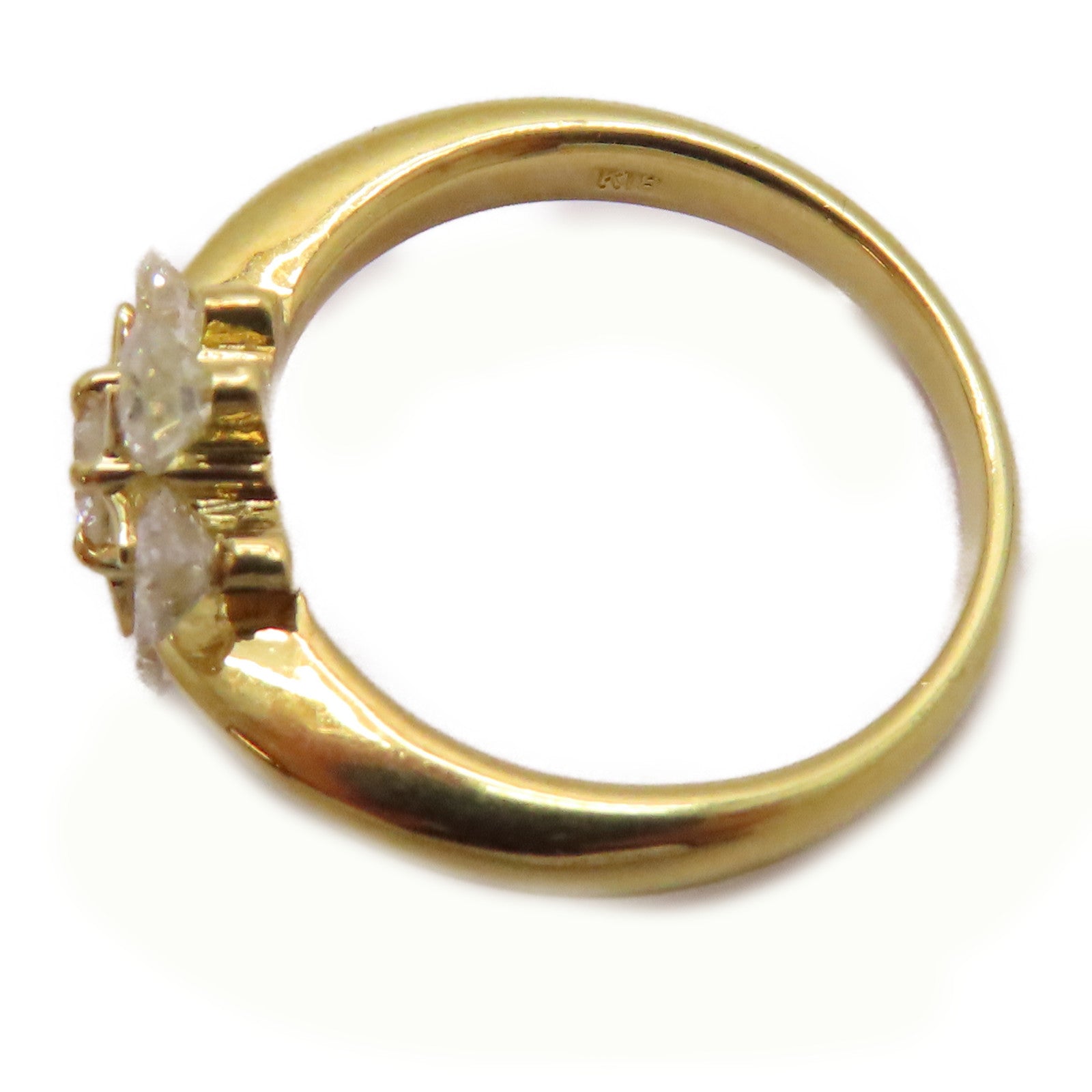 JEWELRY 【激減優惠】18K黃金Diamond Ring 1.07ct鑽石戒指US#5.75