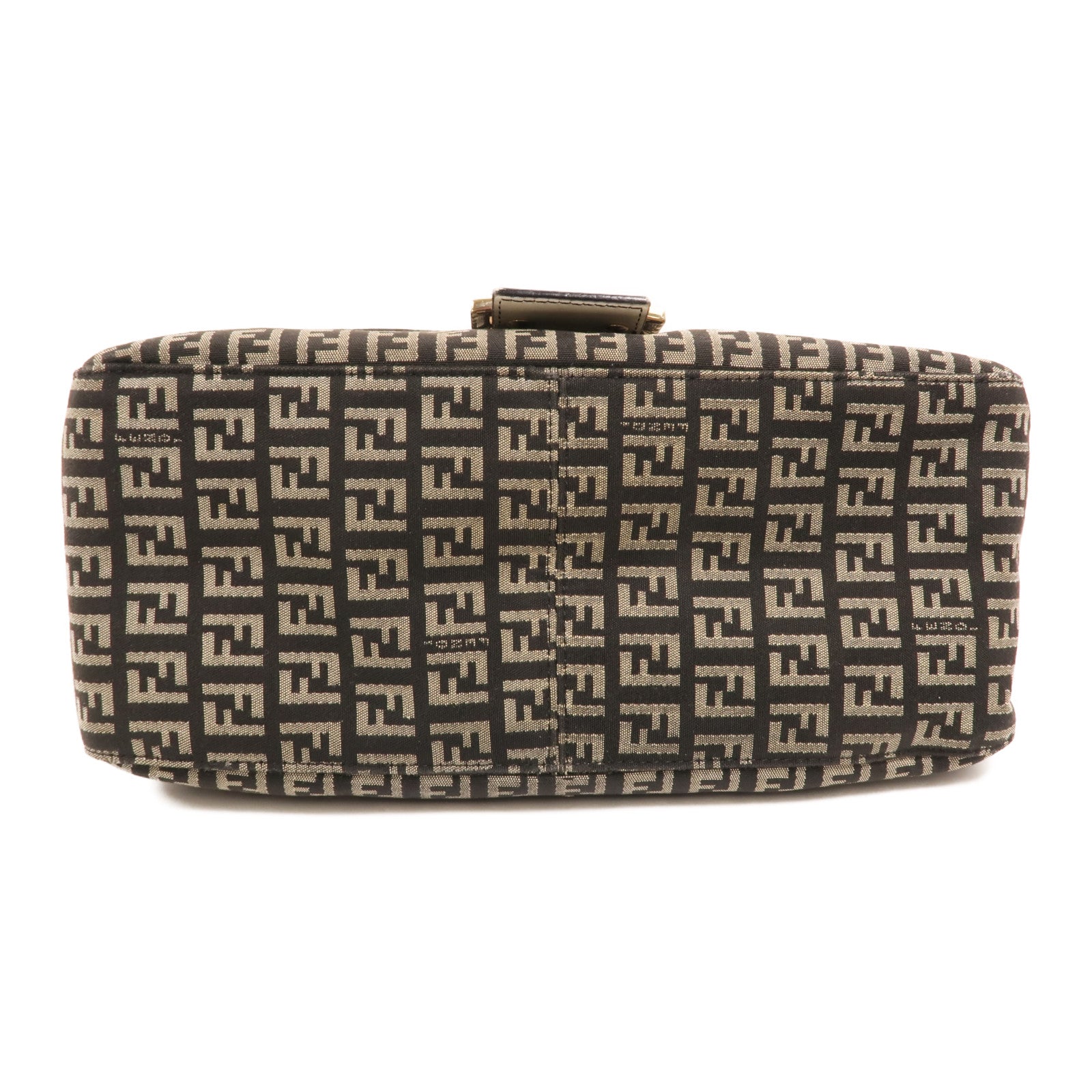 FENDI 帆布Mamma Baguette金扣肩背袋