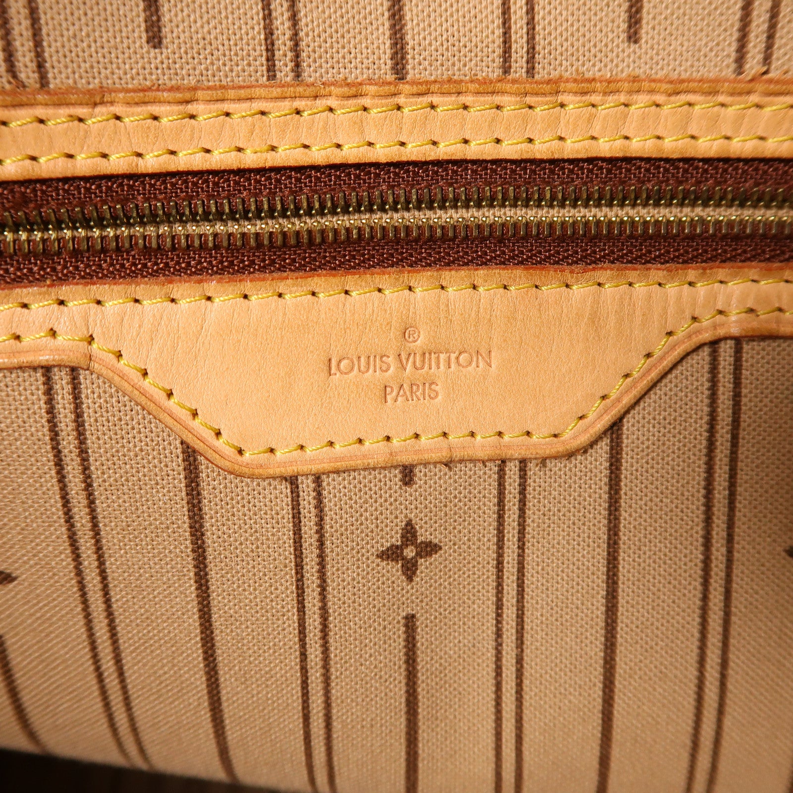 LOUIS VUITTON Monogram Delightful GM金扣肩背袋棕色