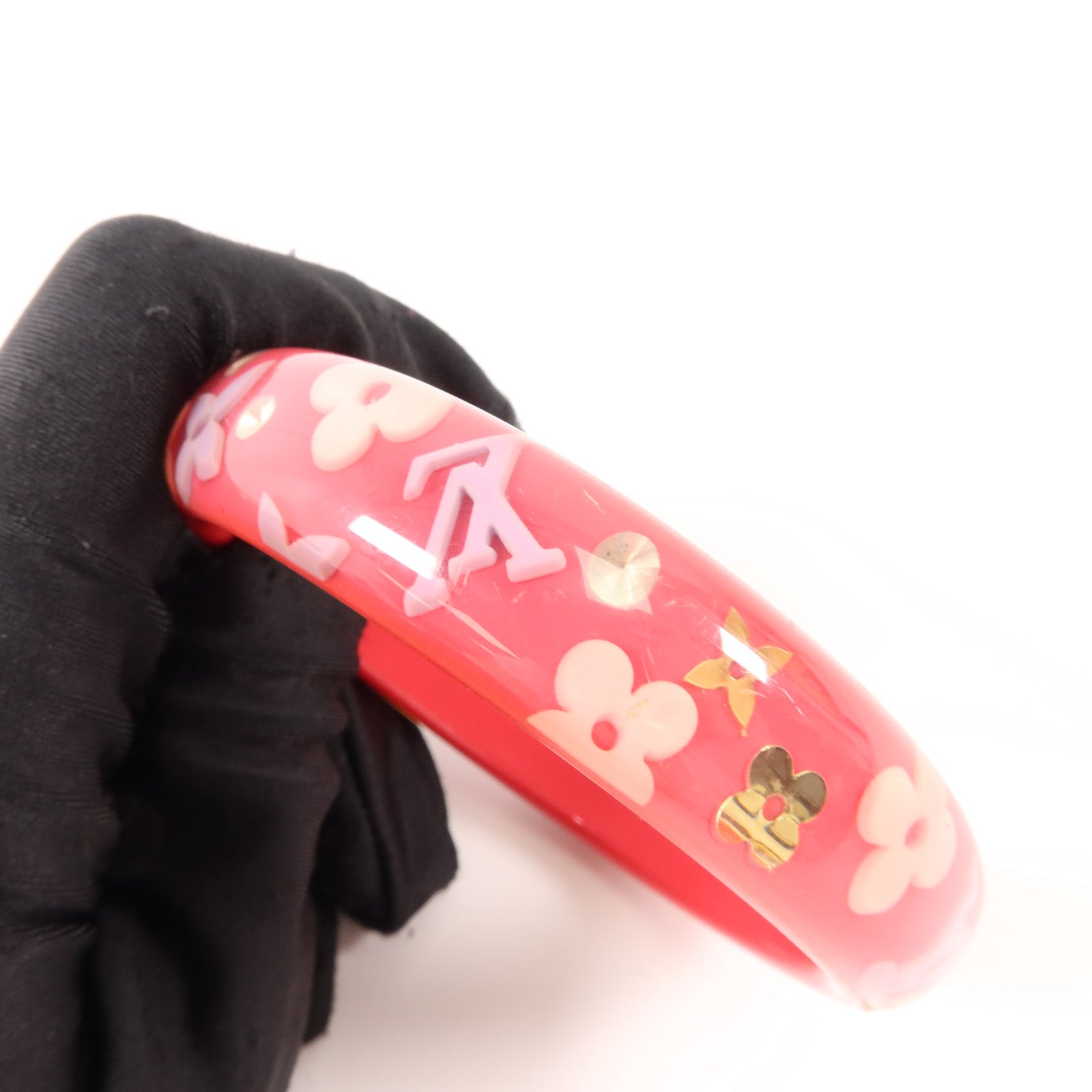 LOUIS VUITTON 樹脂Inclusion Bangle手鐲