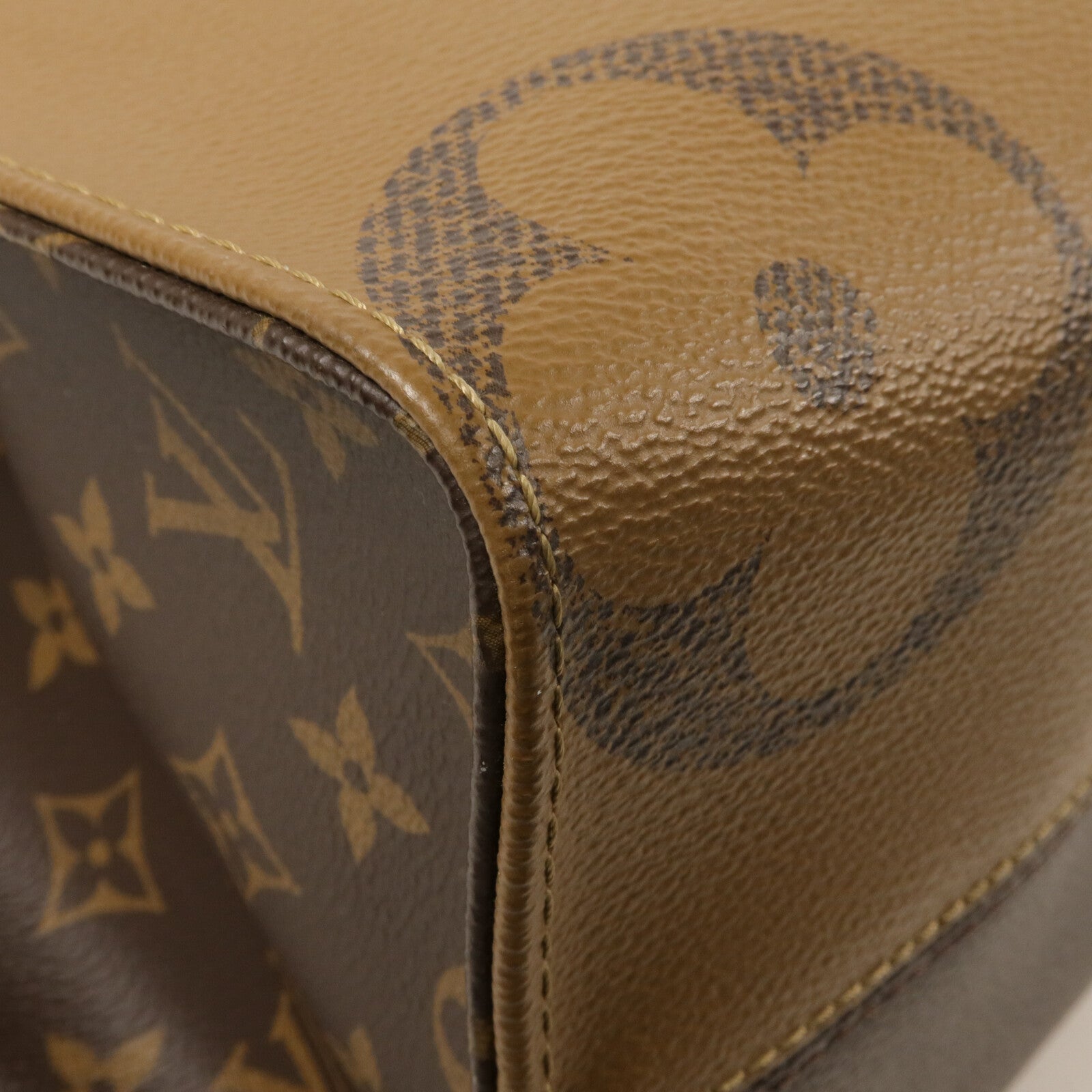 LOUIS VUITTON Monogram Giant On The Go MM手挽肩背兩用袋