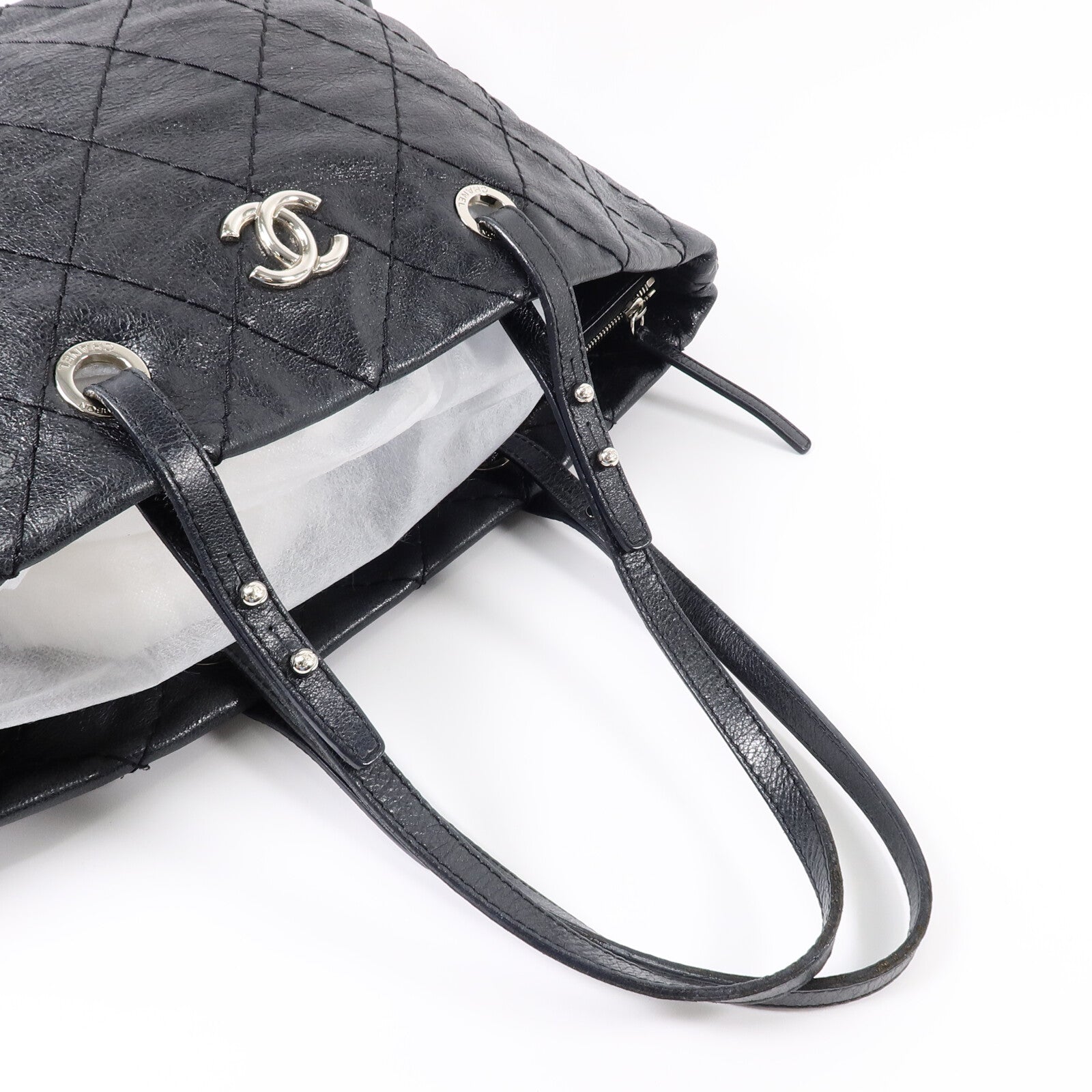 CHANEL 牛皮皮革On The Road Large Tote手挽袋