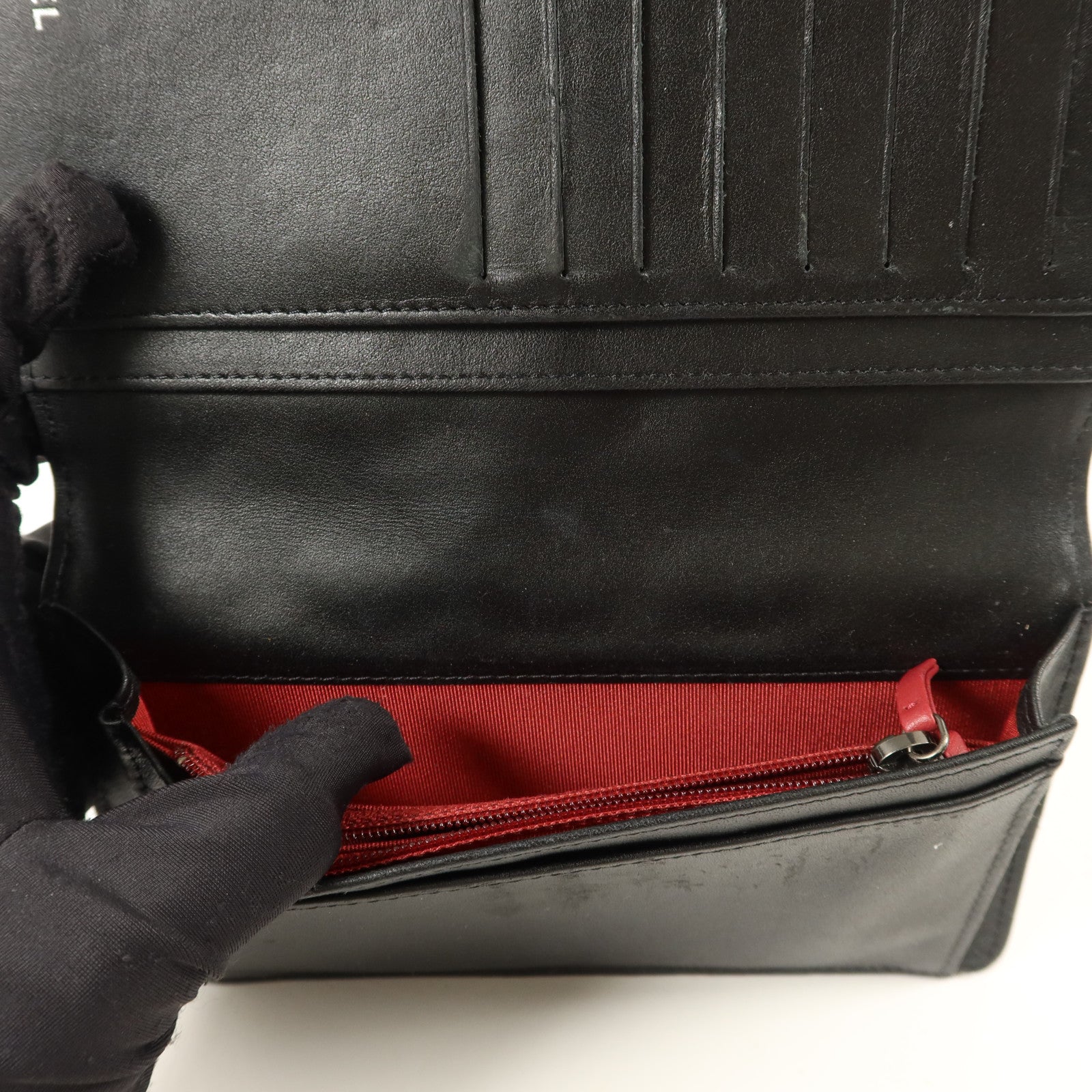 CHANEL 牛皮皮革Gabrielle Long Wallet長錢包