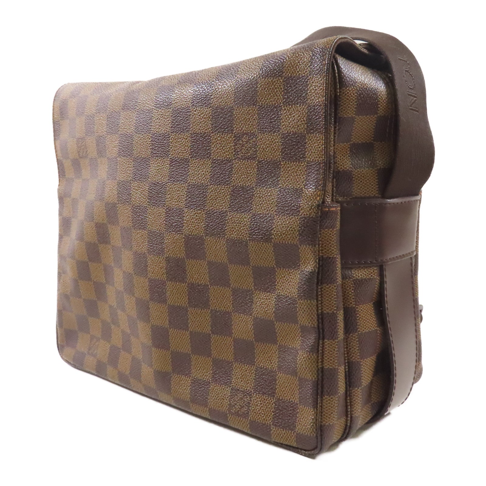 LOUIS VUITTON LV GHW Naviglio Shoulder Messenger Bag N45255 Damier Brown
