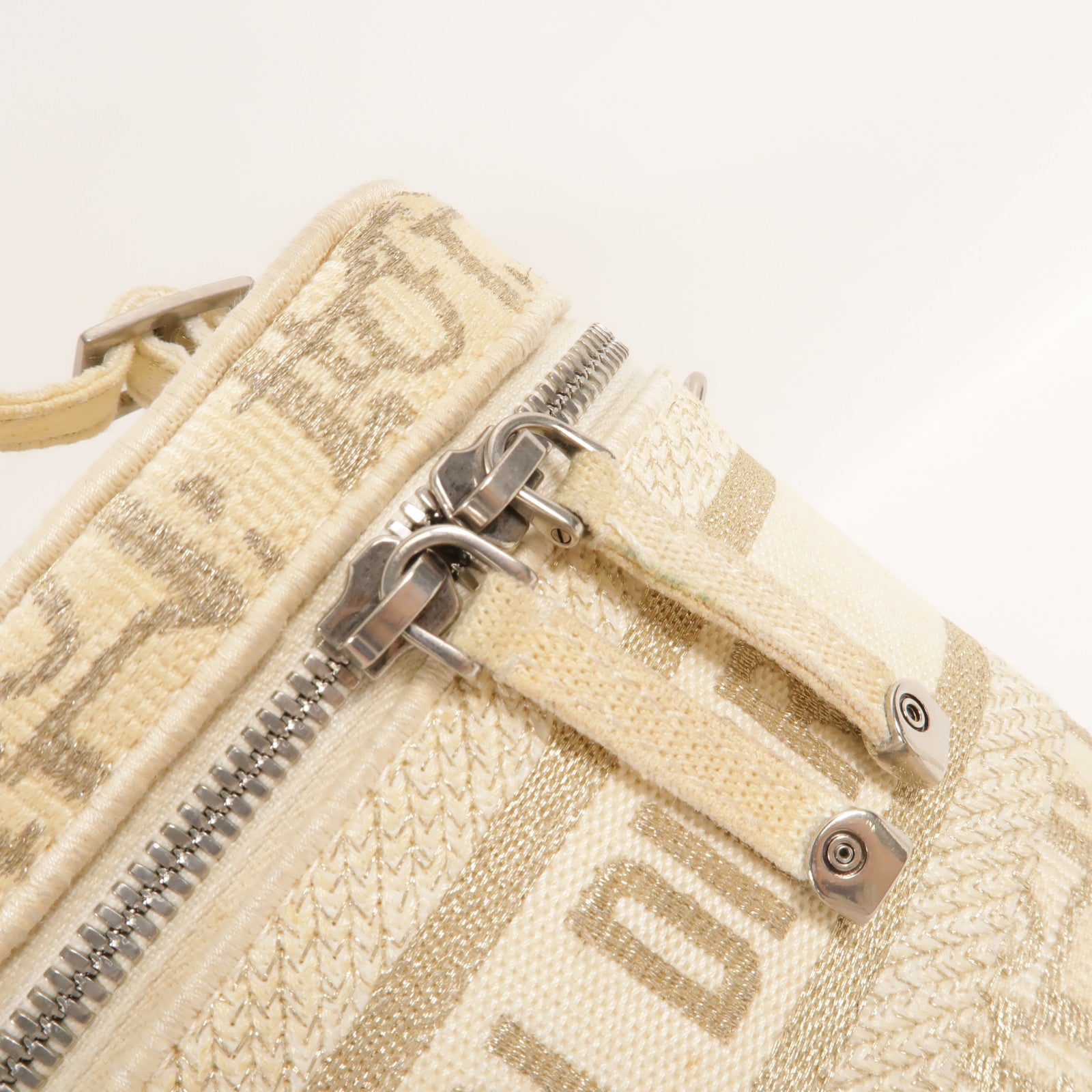Dior 帆布Oblique Small Travel Vanity Case手挽肩背兩用袋