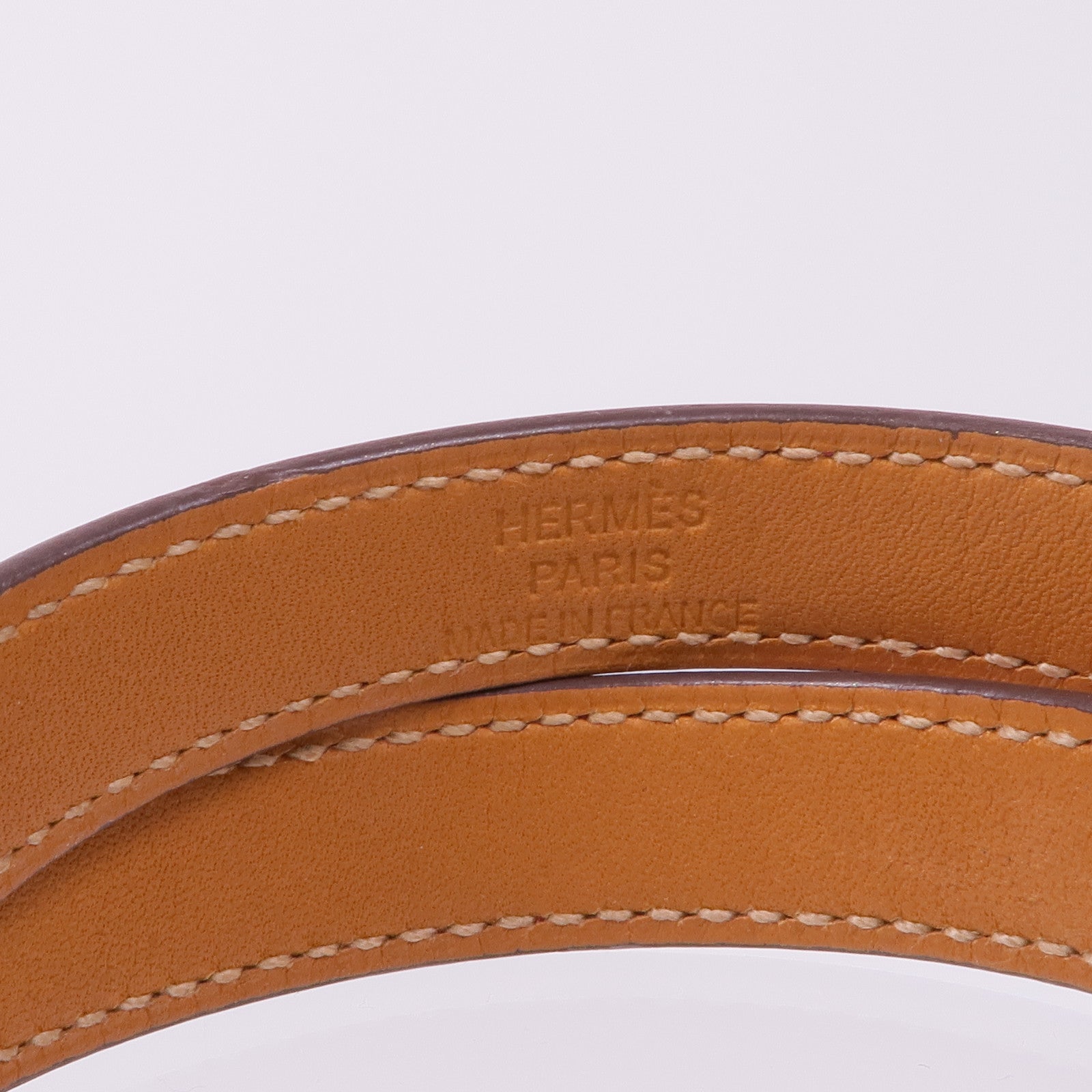 HERMES 【激減優惠】Epsom皮革Kelly Double Tour Bracelet手鏈