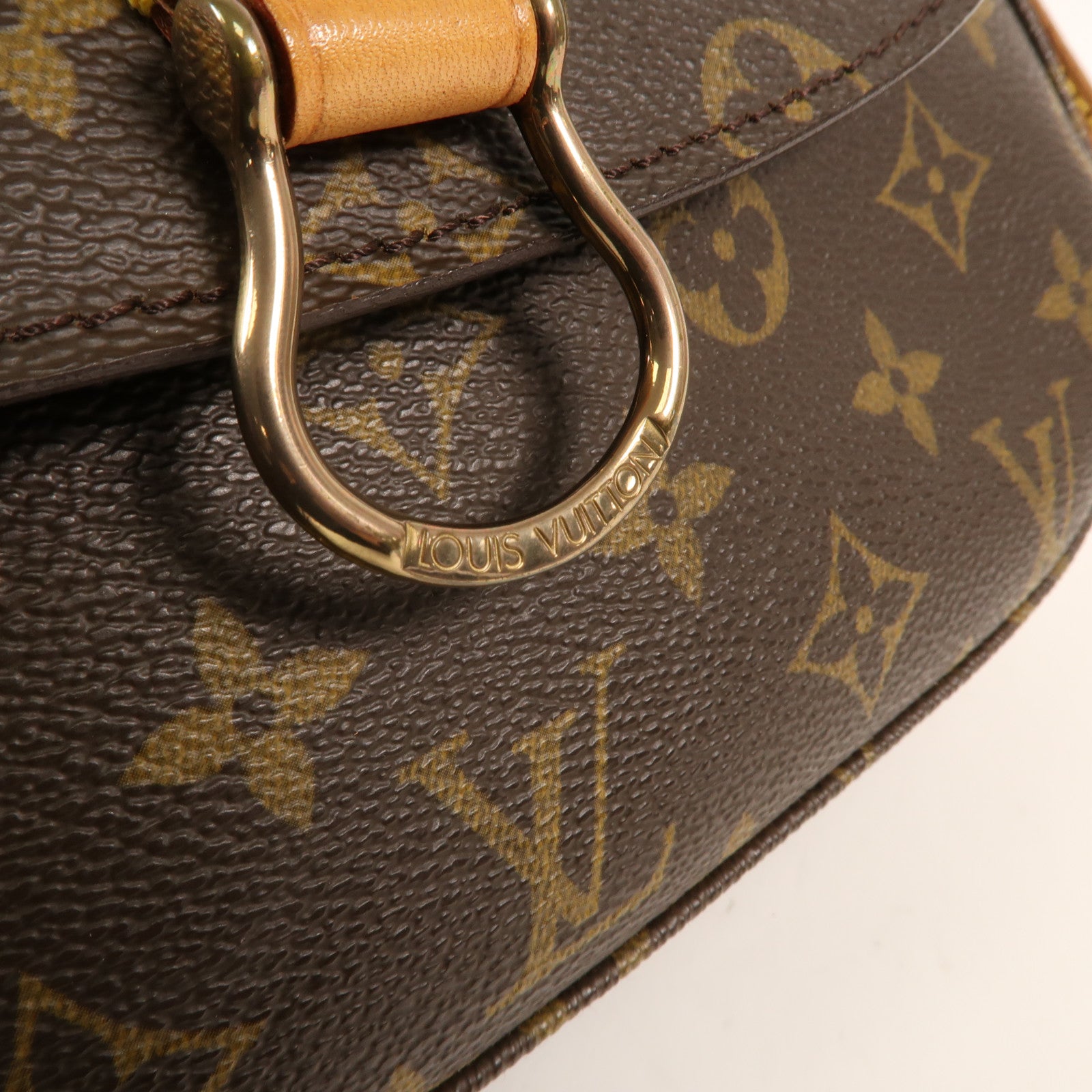LOUIS VUITTON Monogram Saint Cloud GM金扣肩背袋