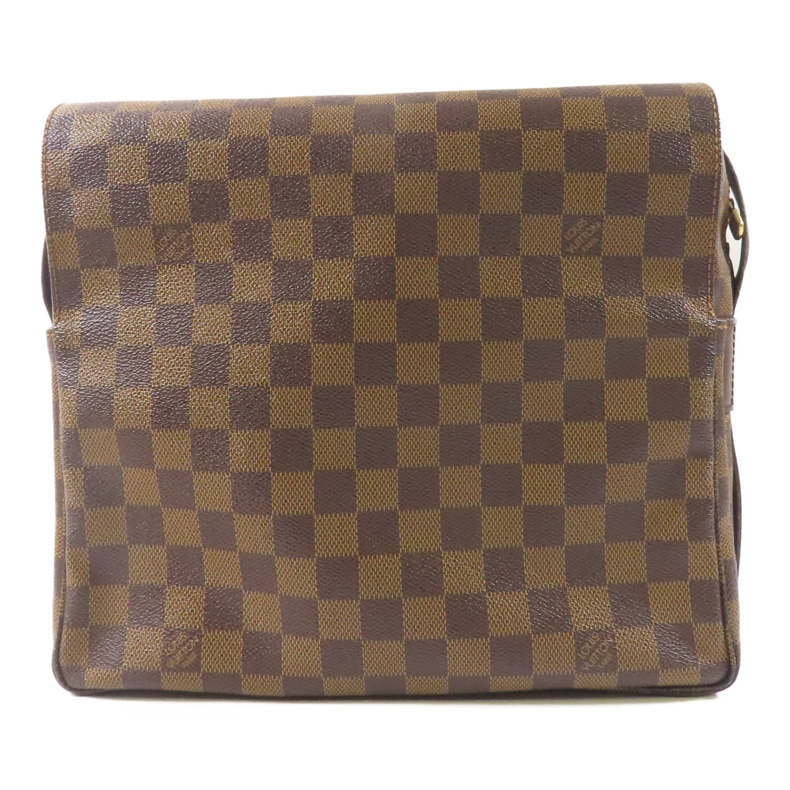 LOUIS VUITTON LV GHW Naviglio Shoulder Messenger Bag N45255 Damier Brown