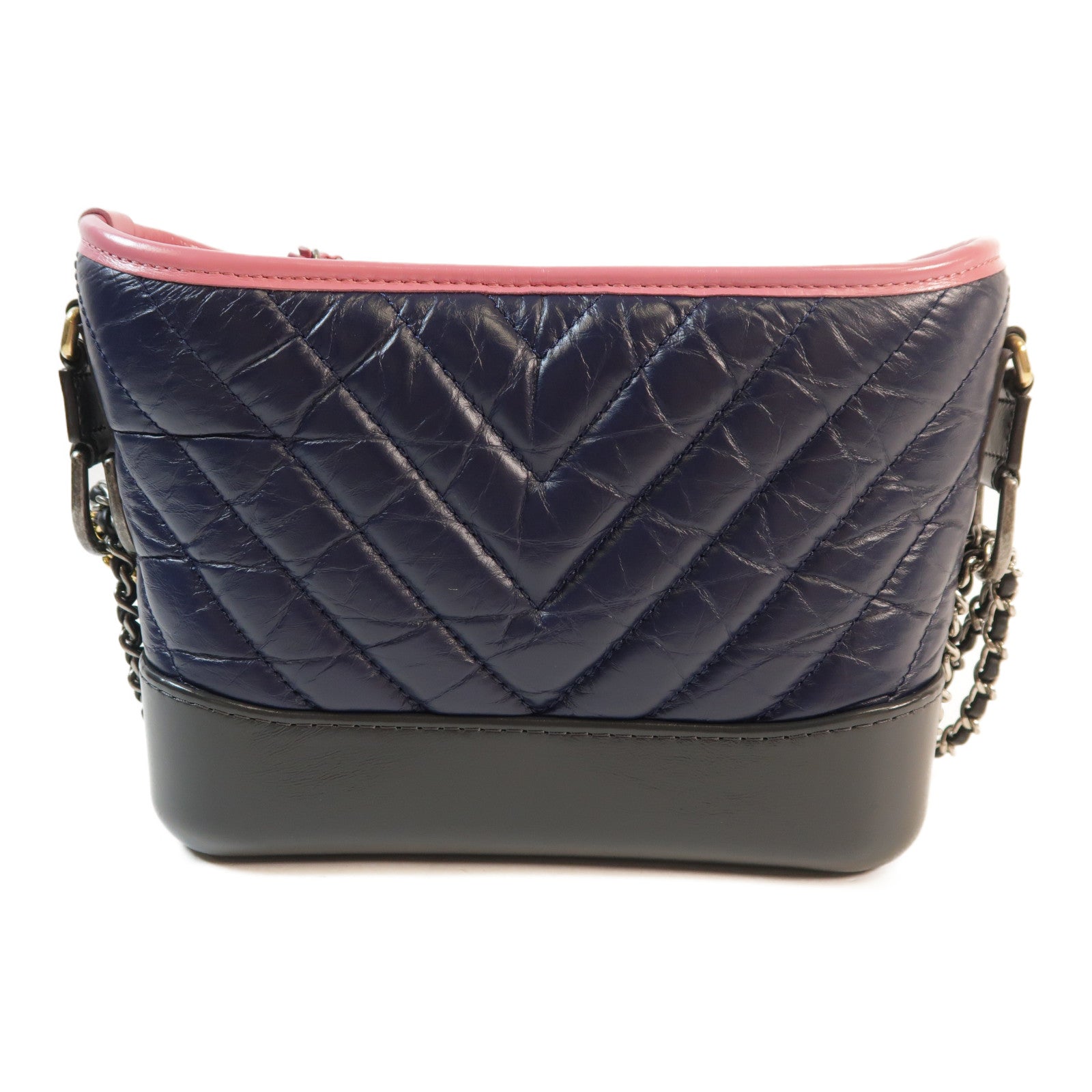 CHANEL 牛皮皮革Small Gabrielle鏈帶肩背袋