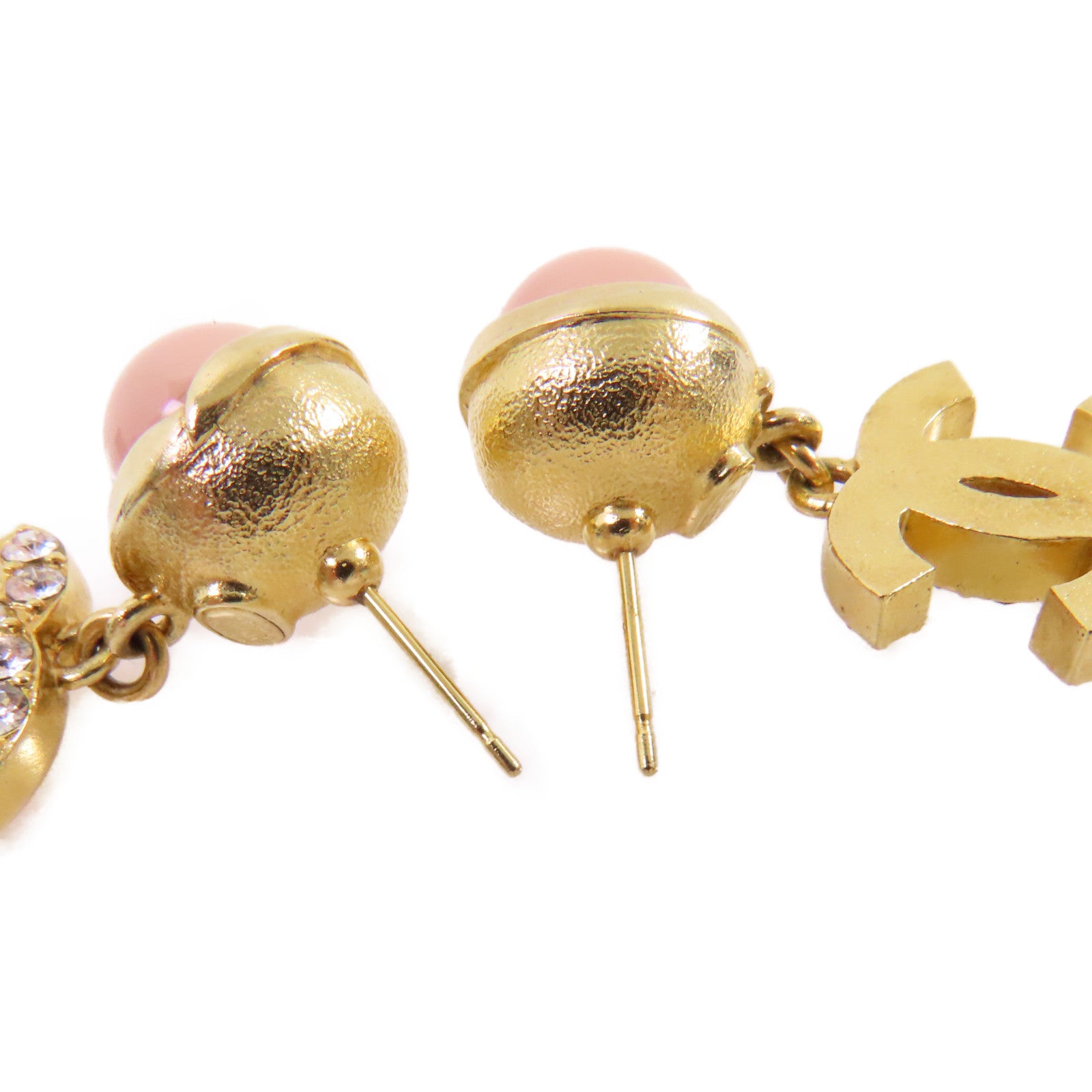 CHANEL 【激減優惠】金屬/PVC CC Earrings耳環