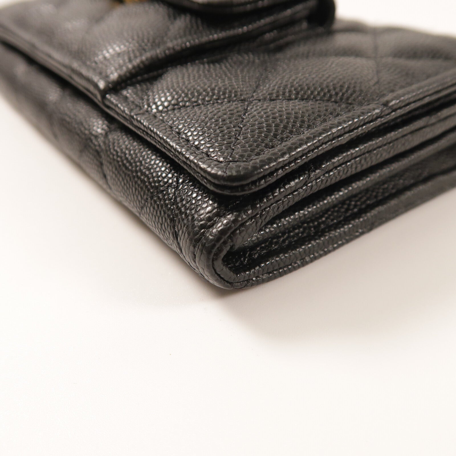 CHANEL 牛皮皮革Wallet On Chain金扣鏈帶肩背袋