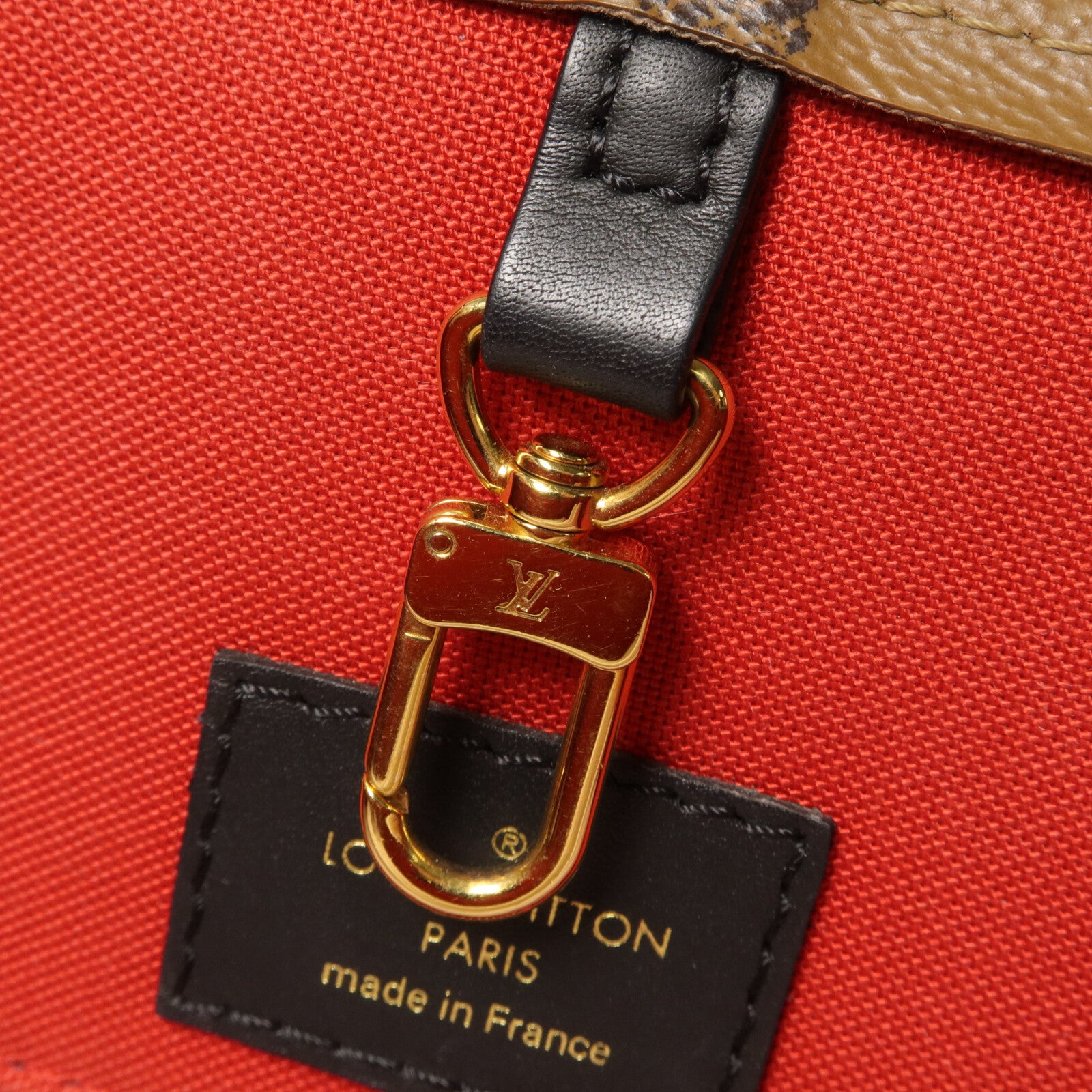 LOUIS VUITTON Monogram Giant On The Go MM手挽肩背兩用袋