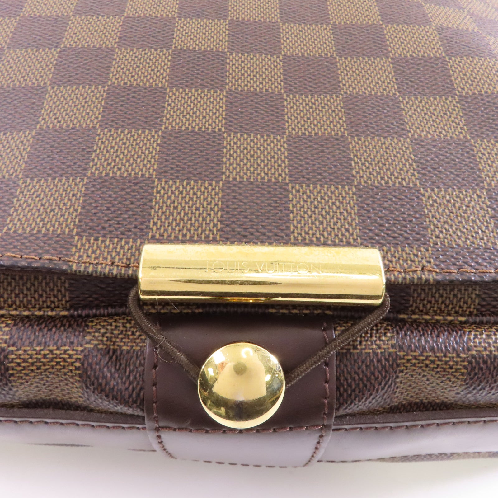 LOUIS VUITTON (PRICE DOWN) LV GHW Bastille Shoulder Bag N45258 Damier Ebene Brown