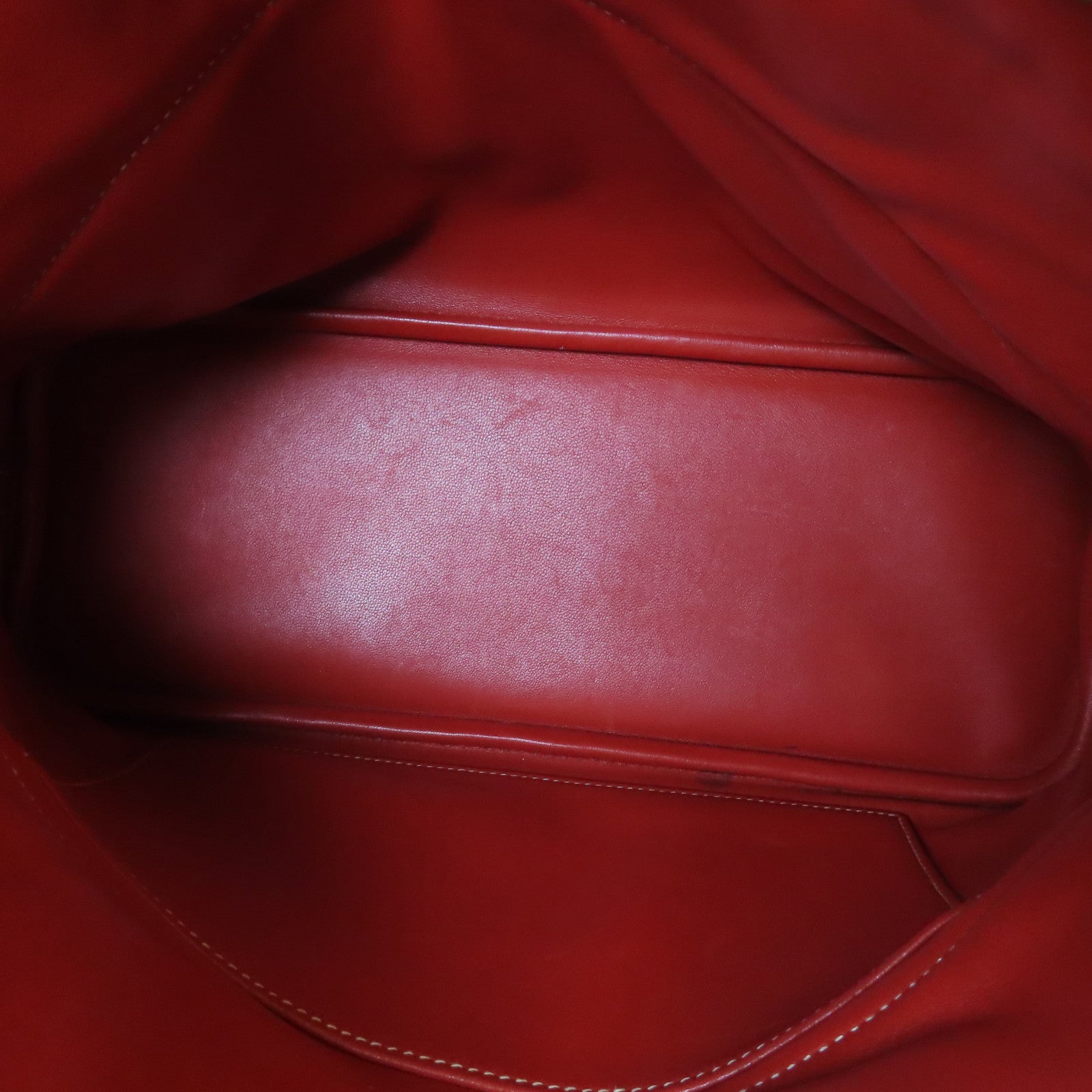 HERMES 【激減優惠】Clemence皮革Bolide 31金扣手挽肩背兩用袋紅色