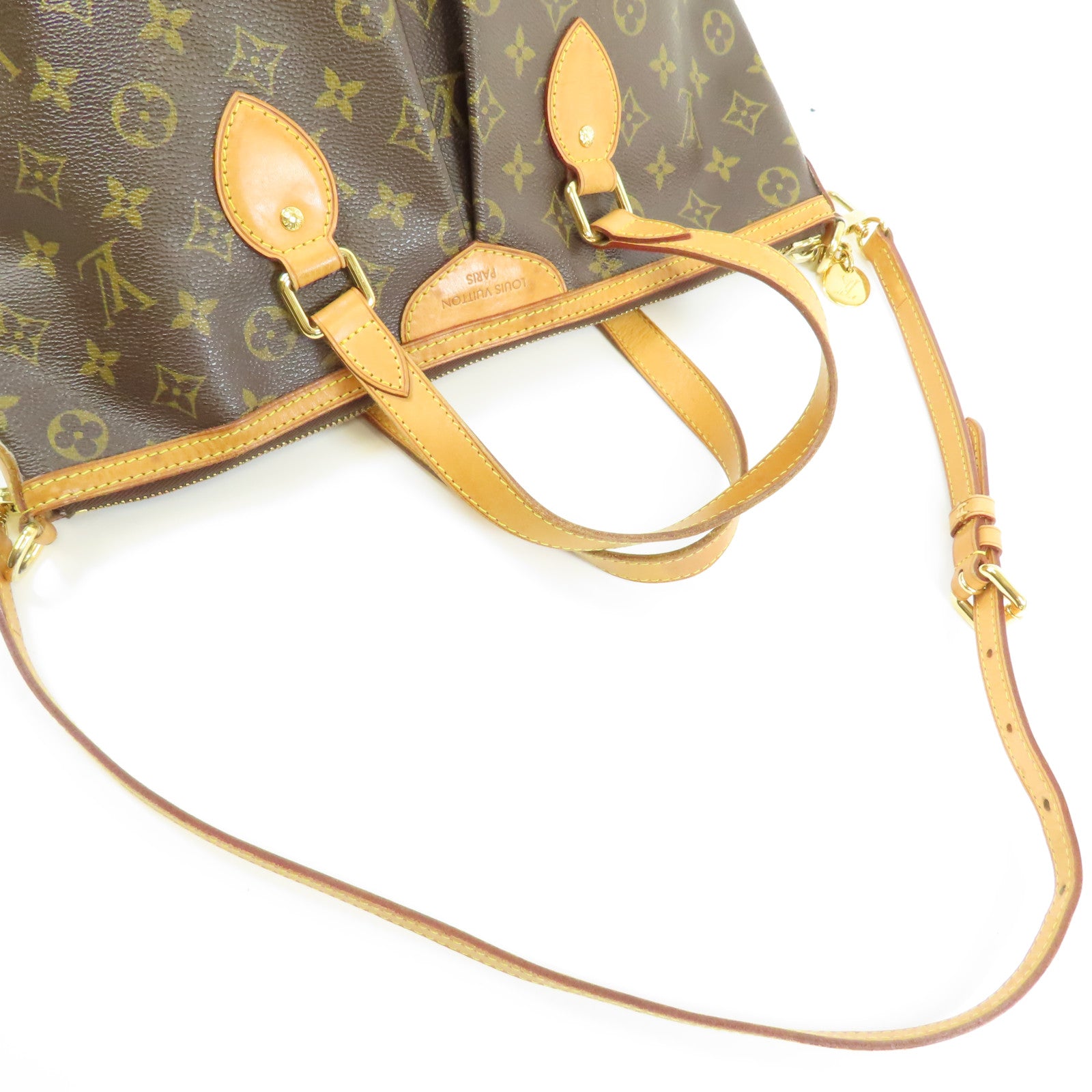 LOUIS VUITTON Monogram Palermo PM金扣手挽肩背兩用袋