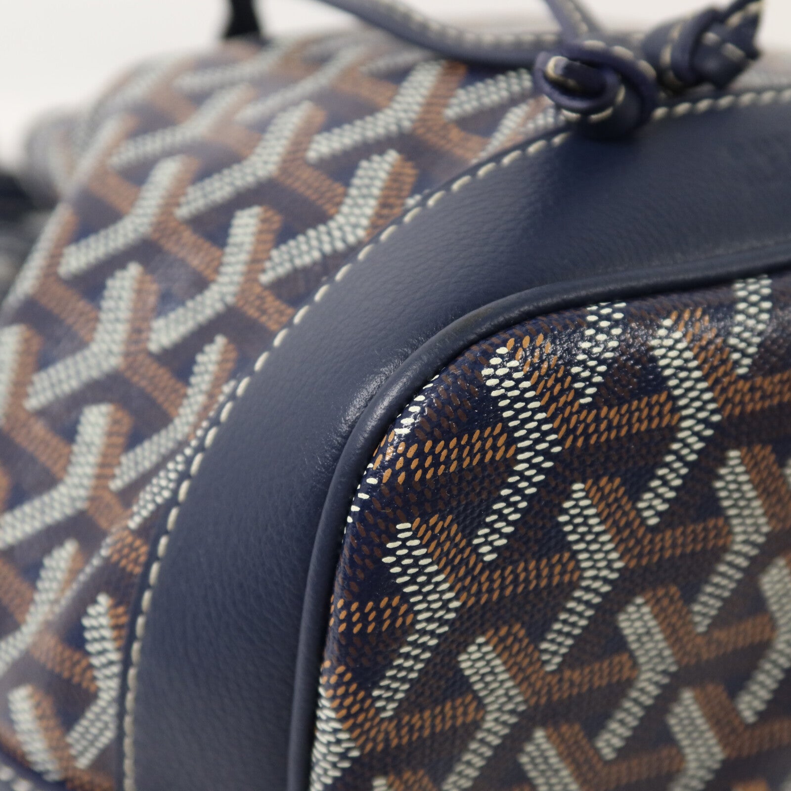 GOYARD 塗層帆布Petit Flot Bucket銀扣肩背袋