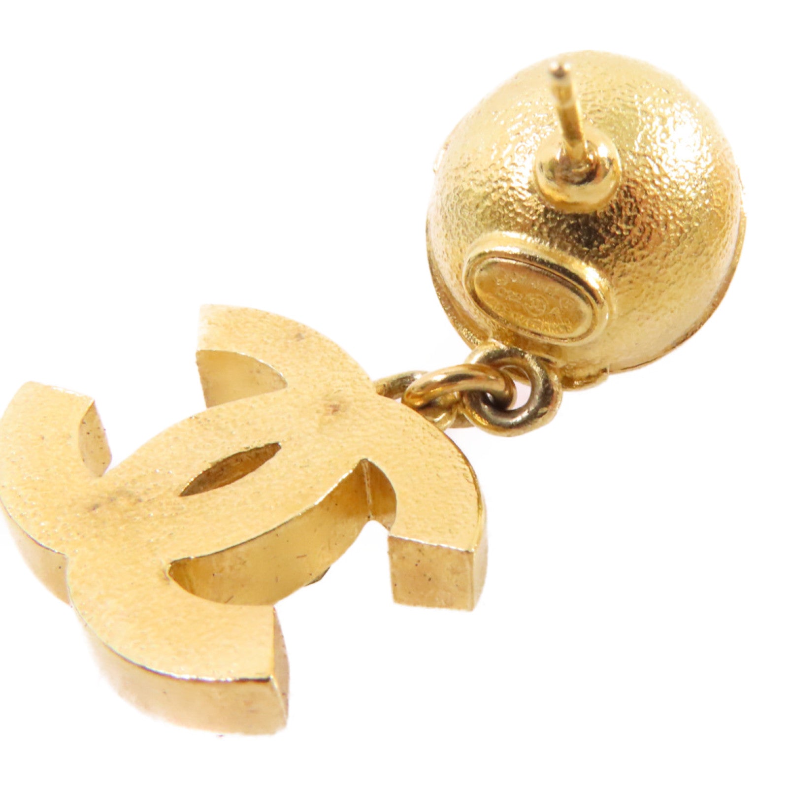 CHANEL 【激減優惠】金屬/PVC CC Earrings耳環