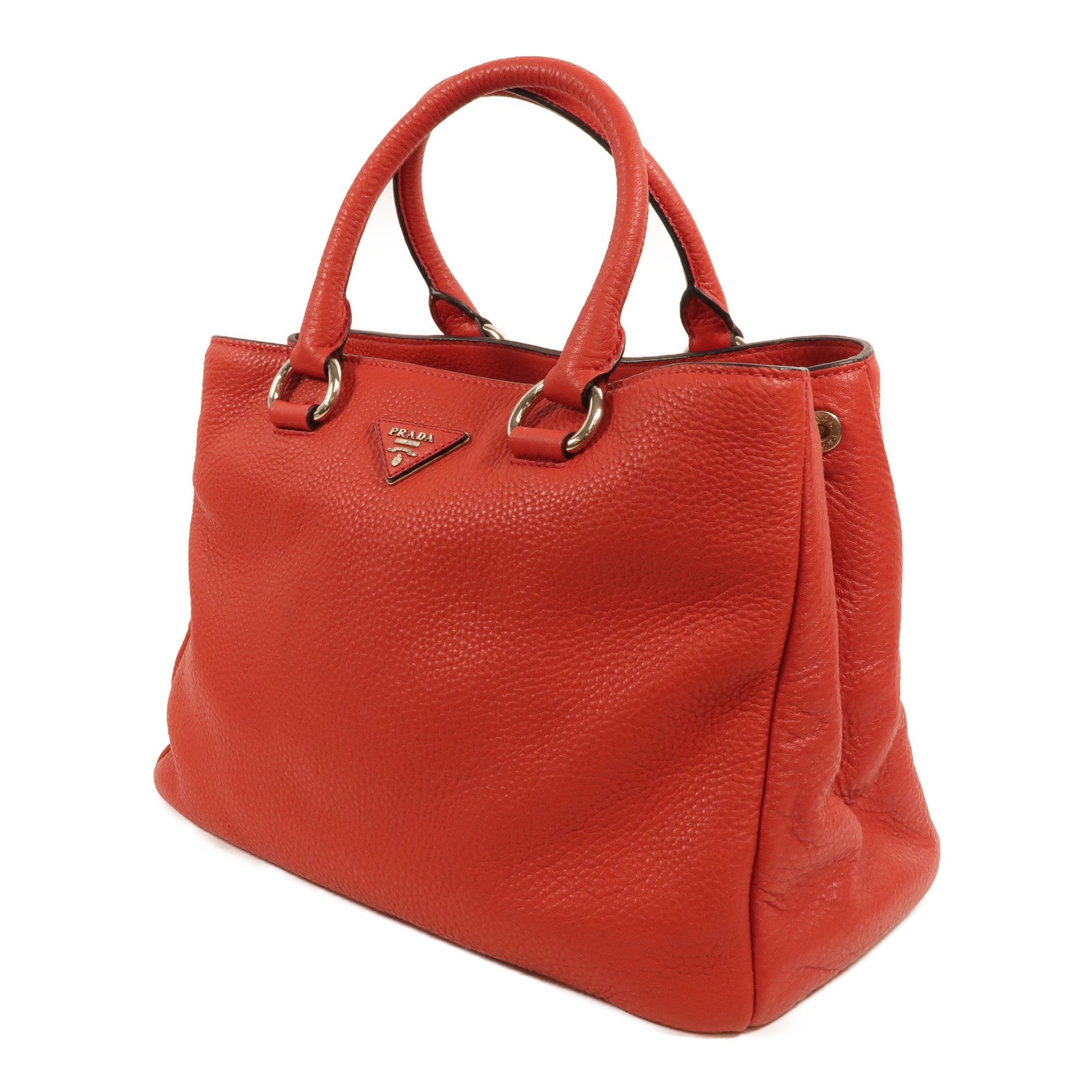 PRADA 牛皮皮革2WayShoulder手挽肩背兩用袋