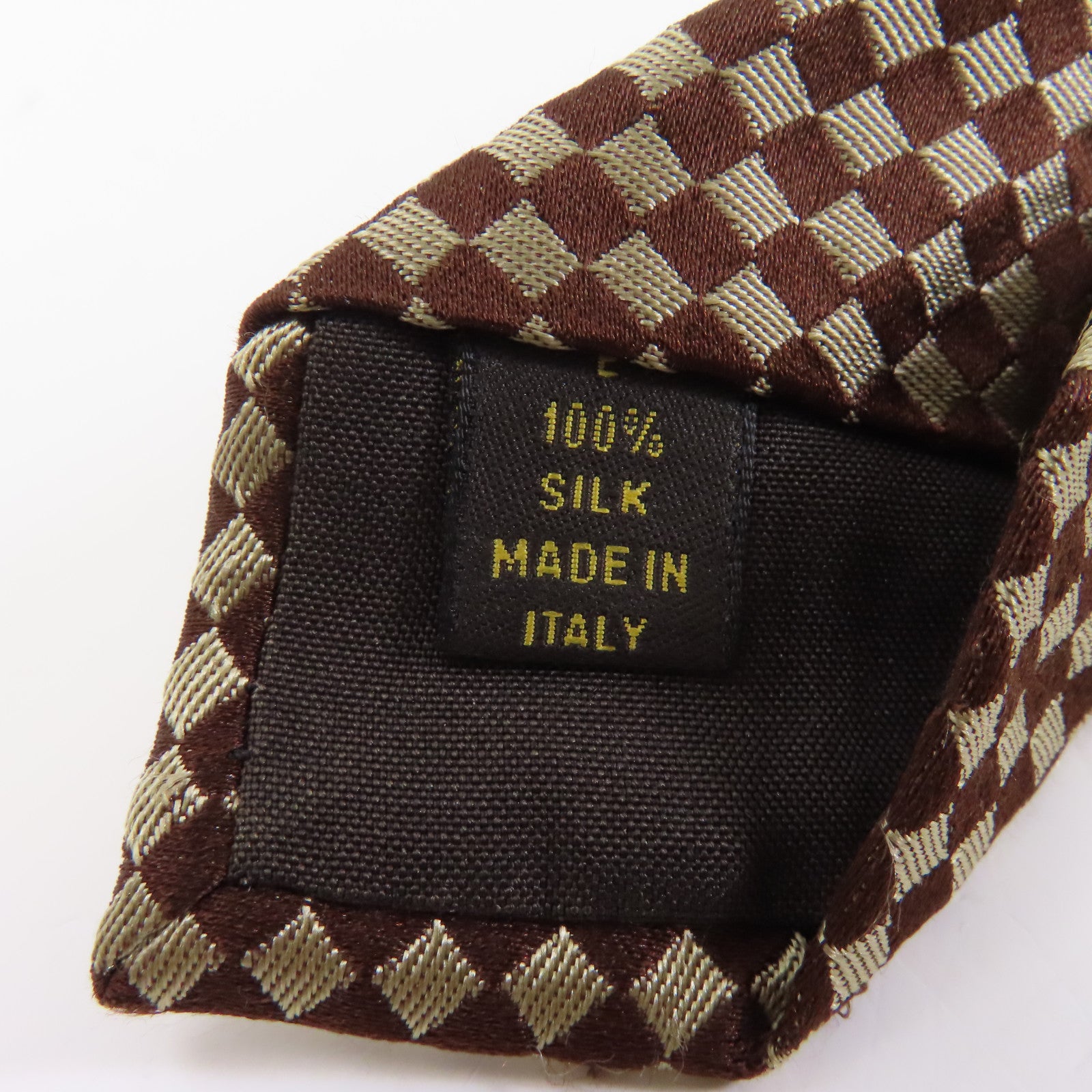 LOUIS VUITTON 絲質Necktie領帶啡色