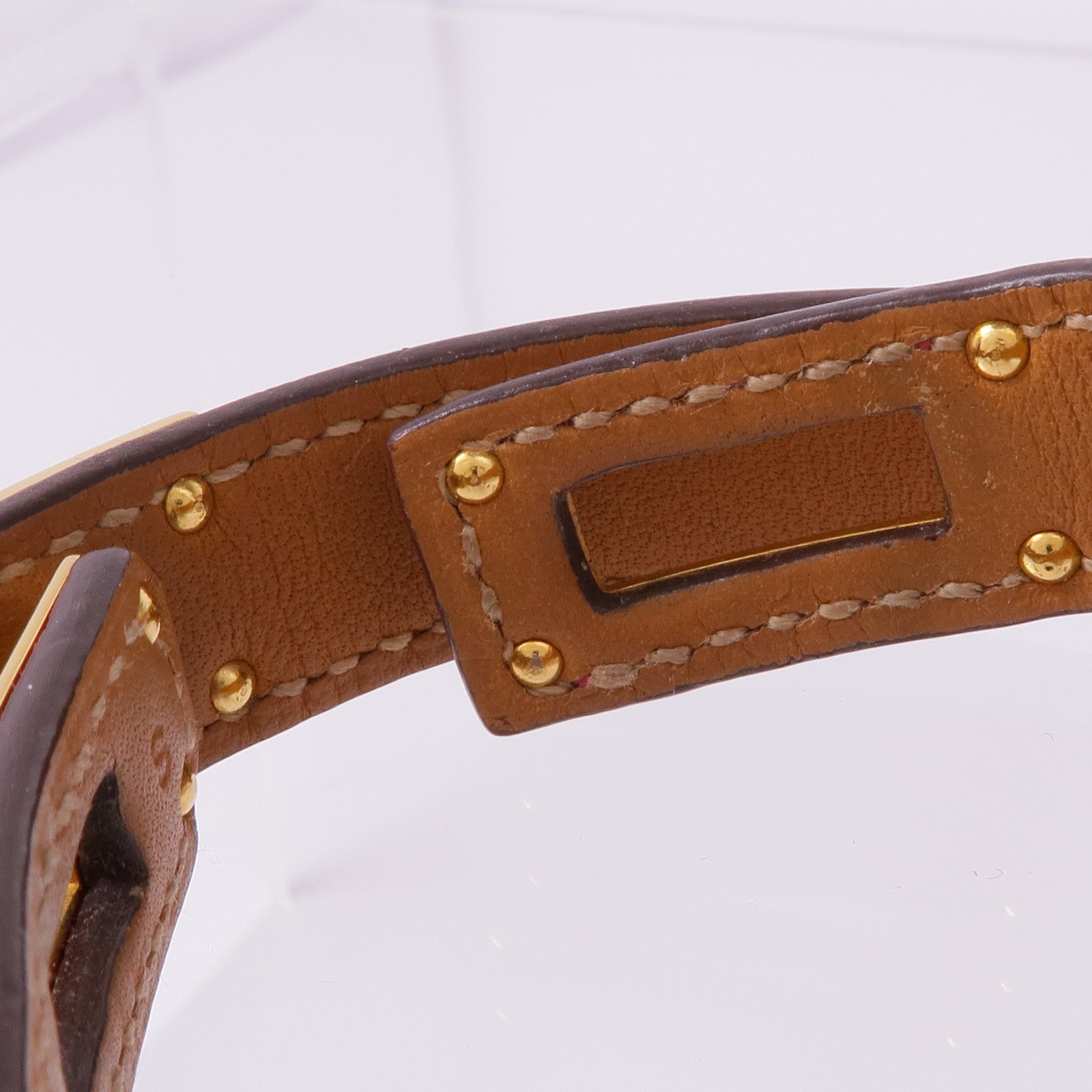 HERMES 【激減優惠】Epsom皮革Kelly Double Tour Bracelet手鏈
