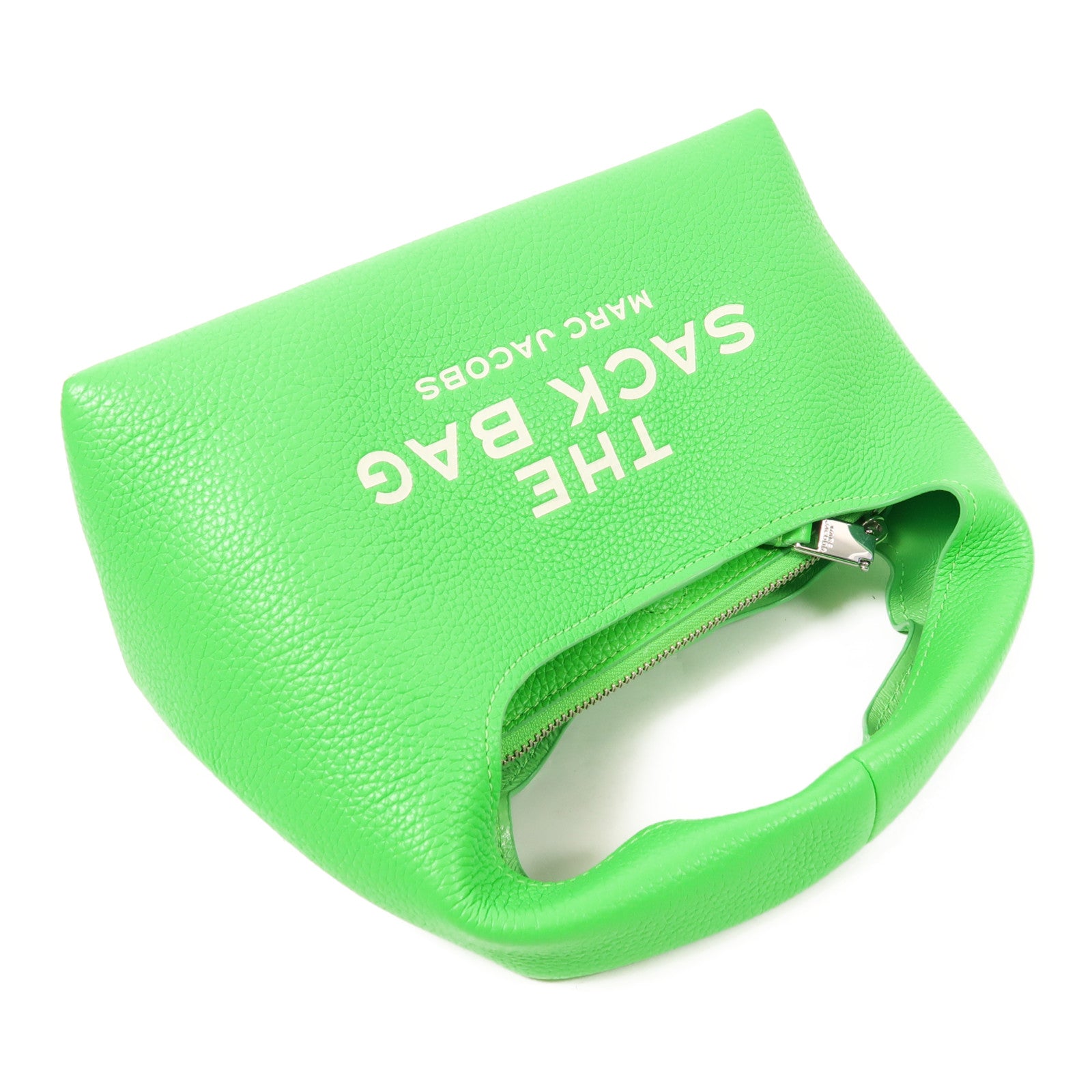 MARC JACOBS 牛皮皮革Mini Sack Bag銀扣手挽袋