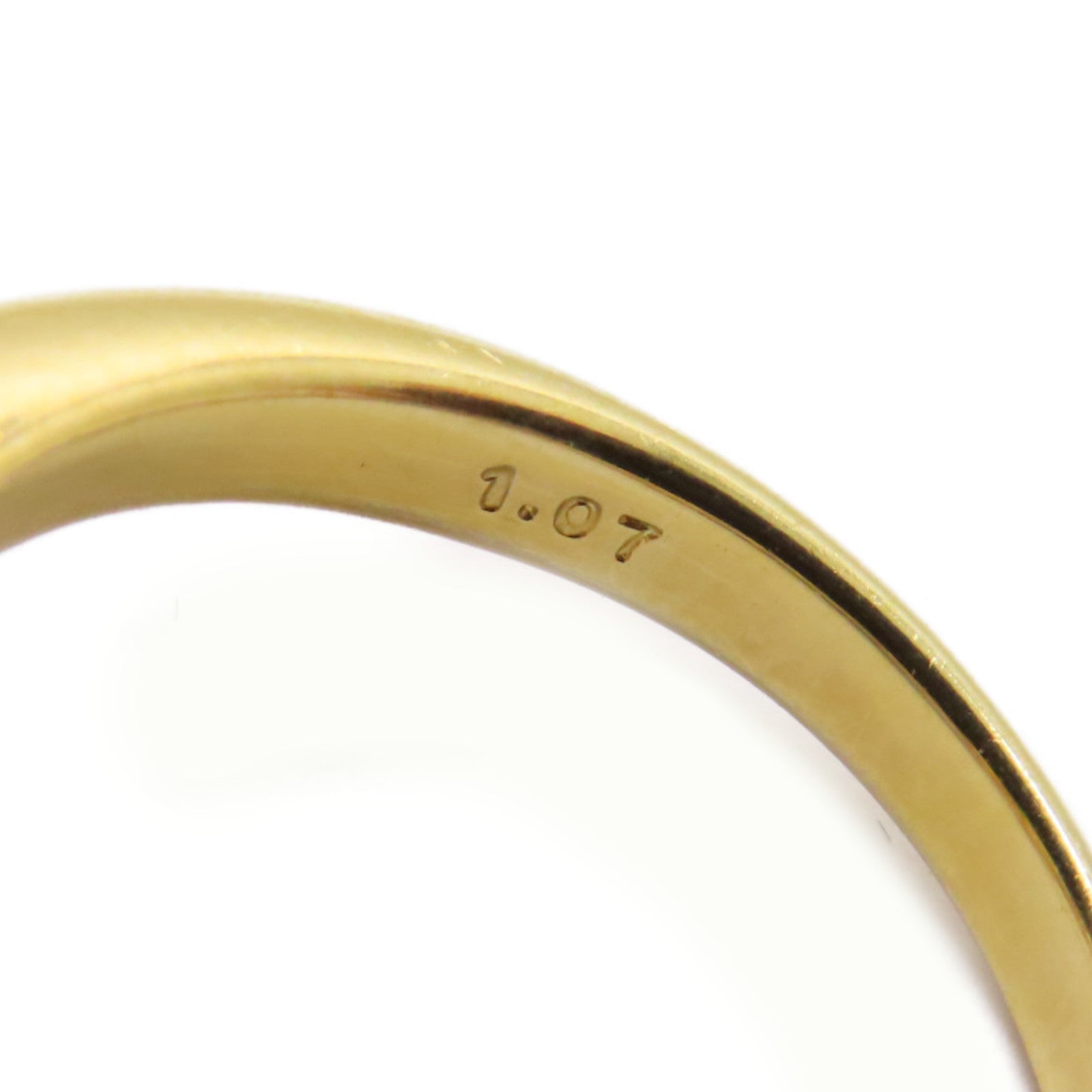 JEWELRY 【激減優惠】18K黃金Diamond Ring 1.07ct鑽石戒指US#5.75